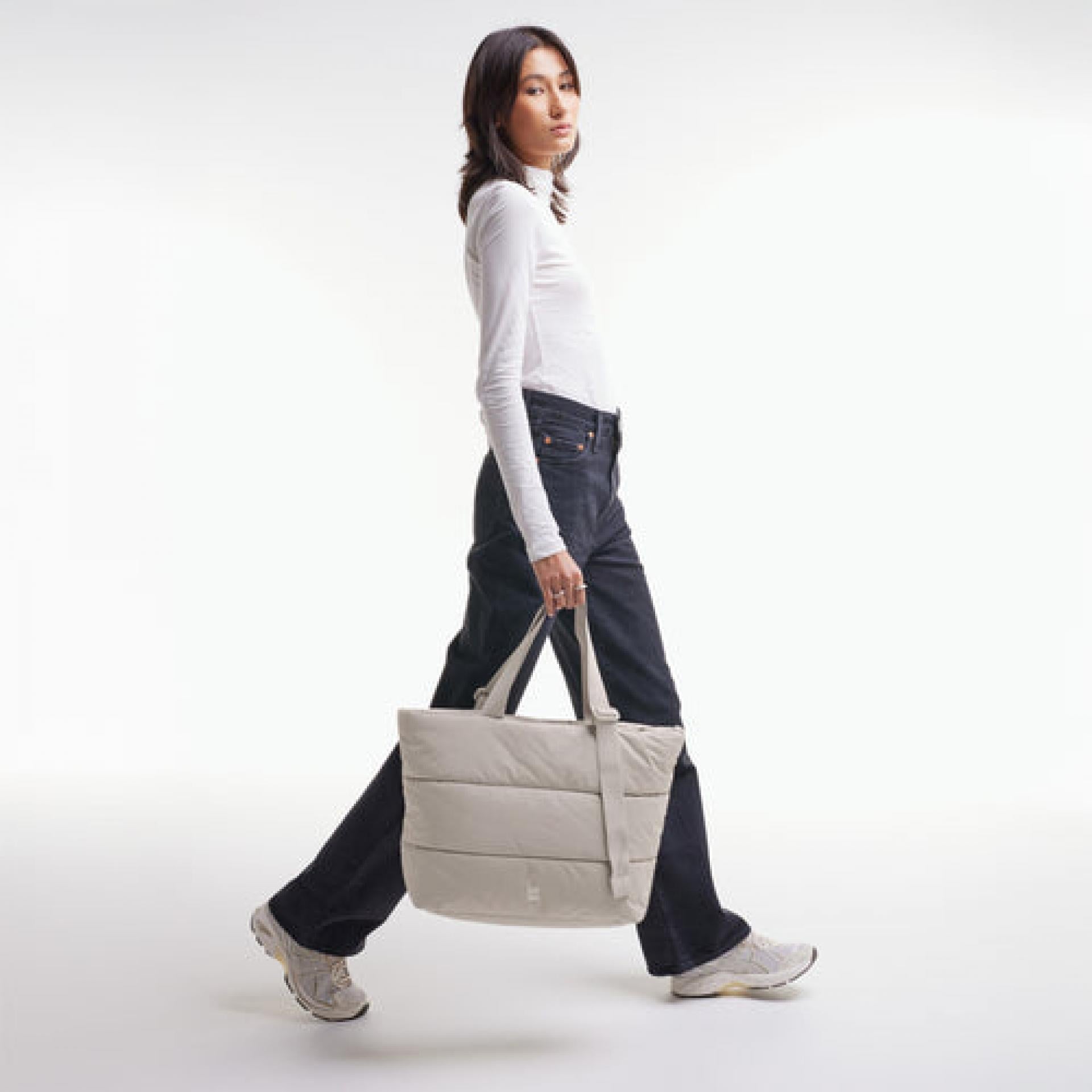 Got-Bag PUFFER TOTE BAG monochrome scallop