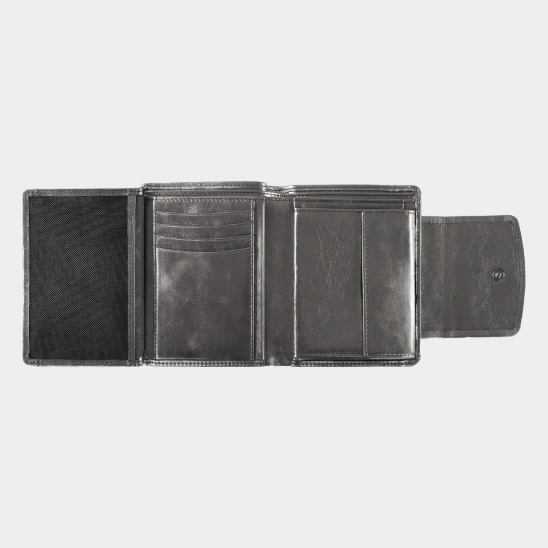 Braun Büffel Ruby RFID Geldbörse M 8CS Silber