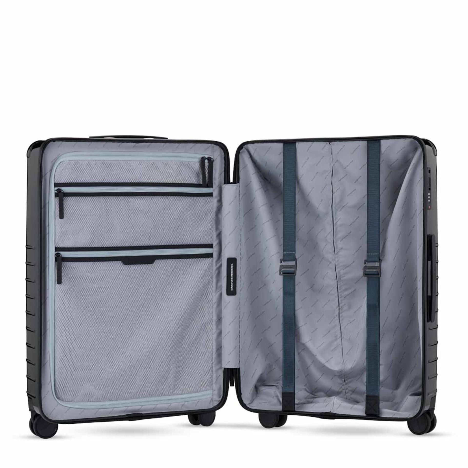 Kapten & Son Hartschalen Koffer Polycarbonat Heathrow Essential Check In All Black