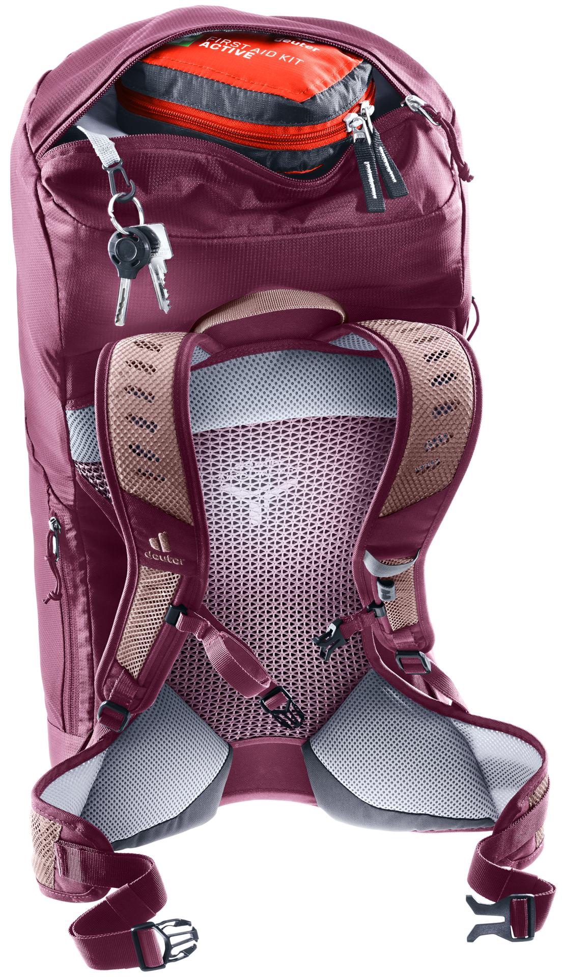 Deuter AC Lite 22 SL Wanderrucksack Farbe ashrose-cassis