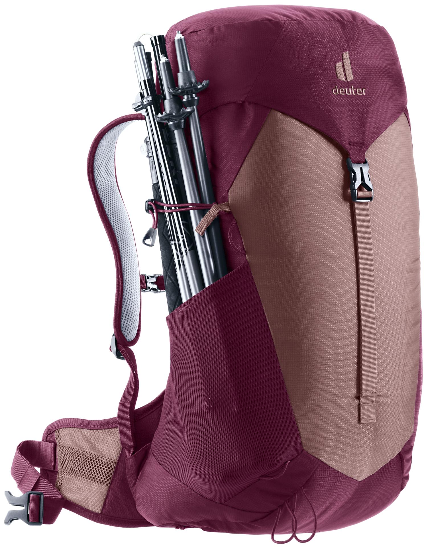 Deuter AC Lite 22 SL Wanderrucksack Farbe ashrose-cassis