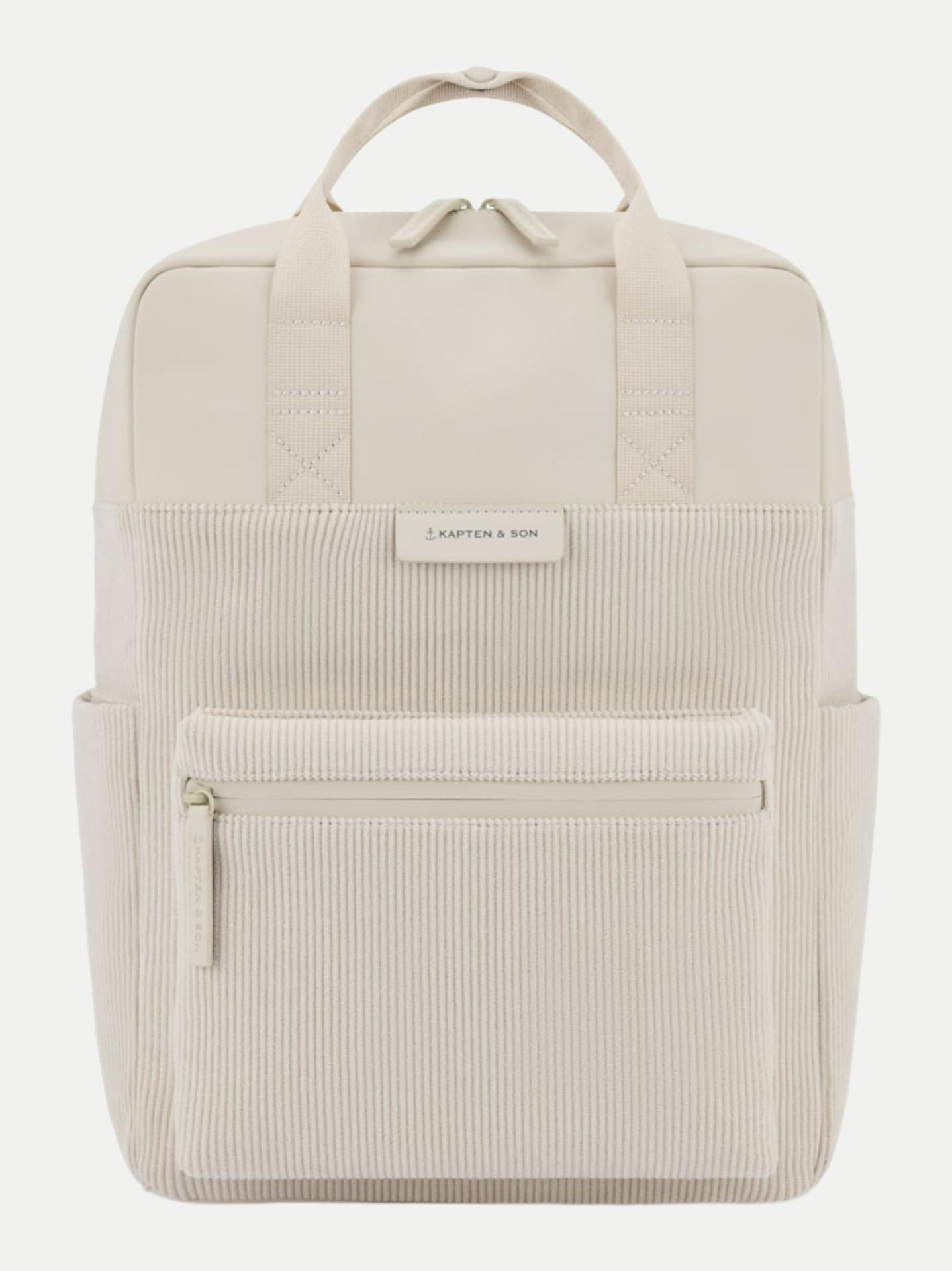 Kapten & Son Bergen Pro Rucksack  Cord Sandstone 
