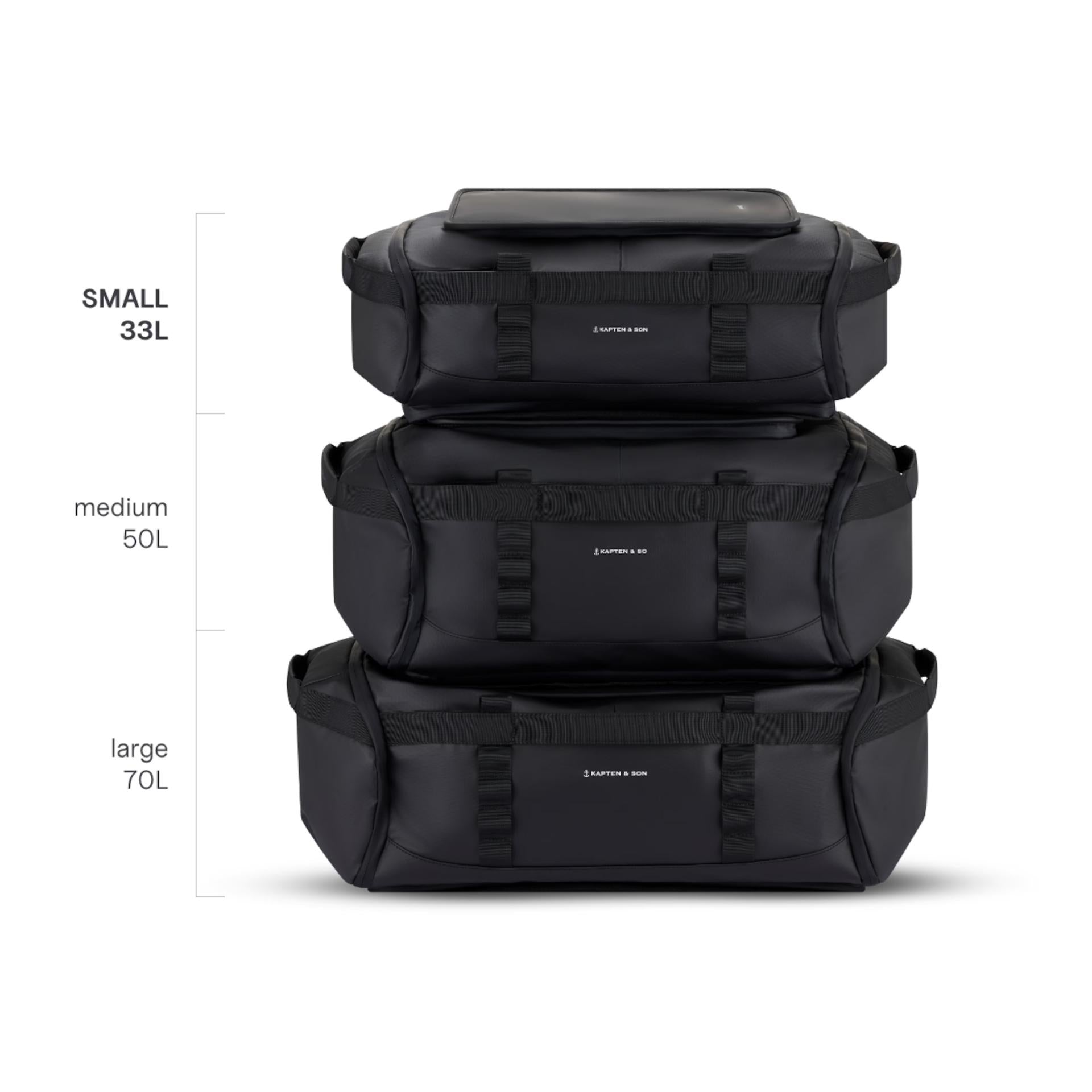 Kapten & Son Rucksack Reisetasche Lisbon Duffle S Backpack All Back