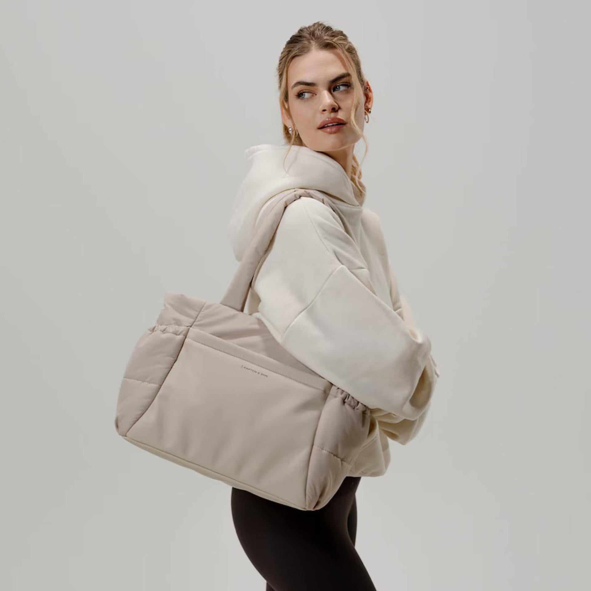 Kapten & Son Shopper Tasche HELLVI CLOUD Medium Sandstone