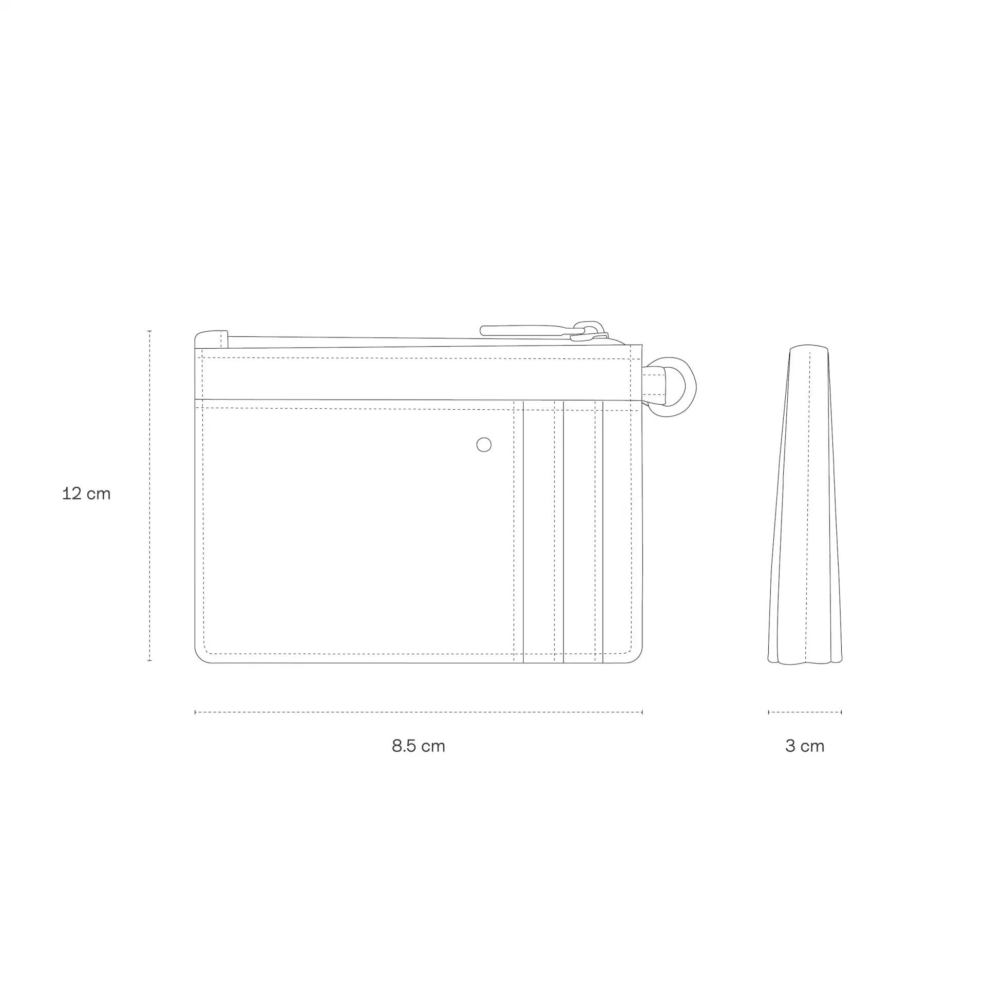 Kapten & Son Card Holder Leo Dark Brown