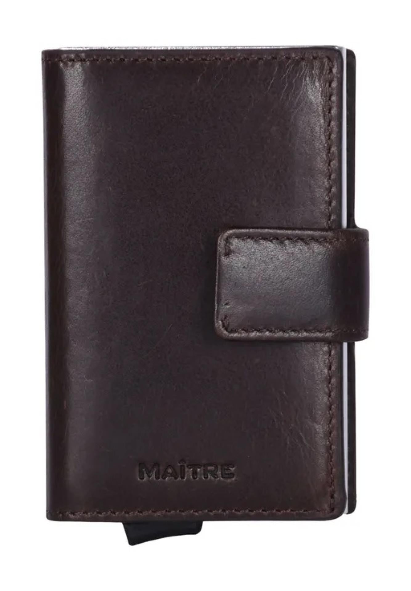 Maître  BIRKHEIM  Kartenhalter, RFID-Schutz, Leder d. braun