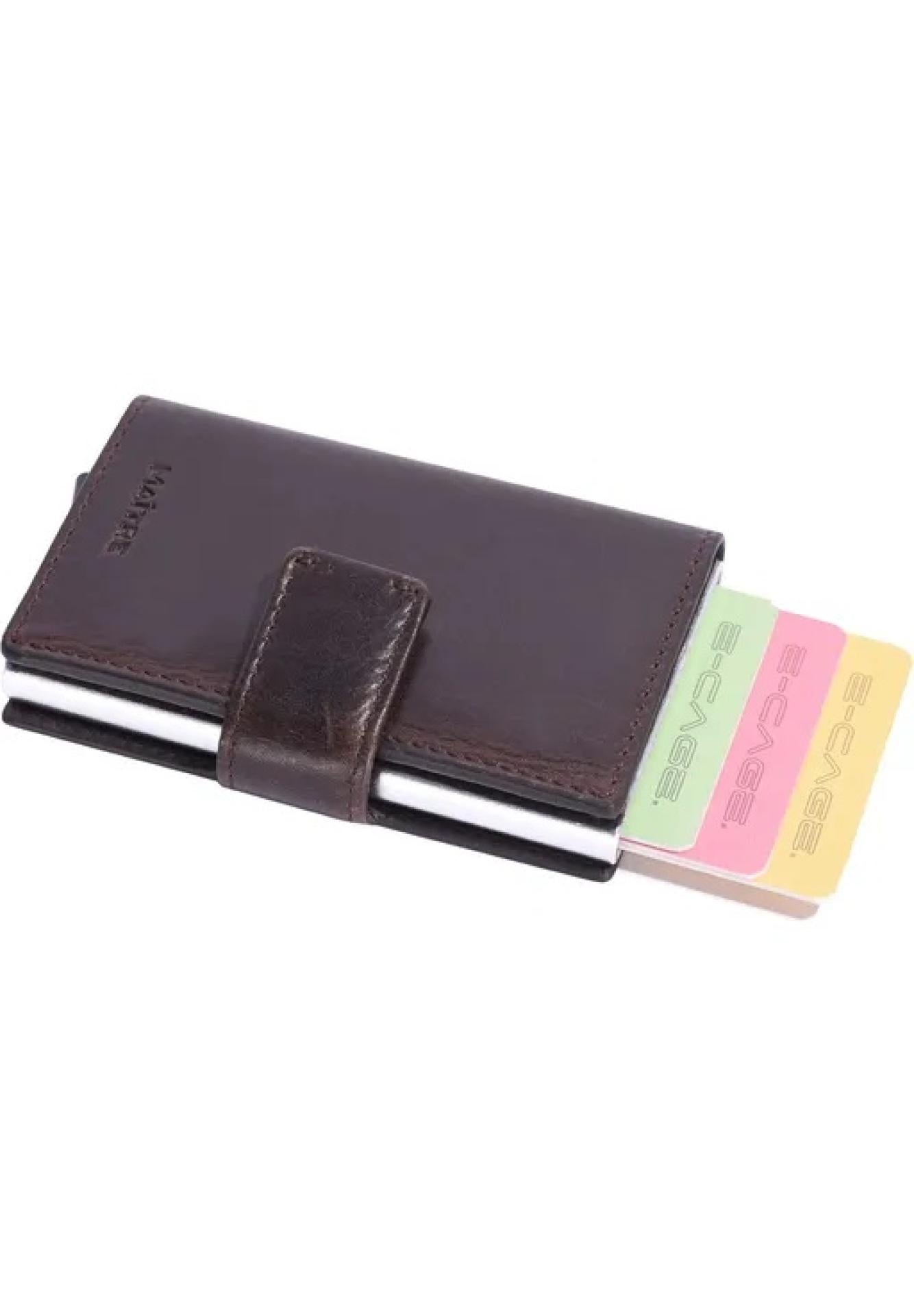 Maître  BIRKHEIM  Kartenhalter, RFID-Schutz, Leder d. braun