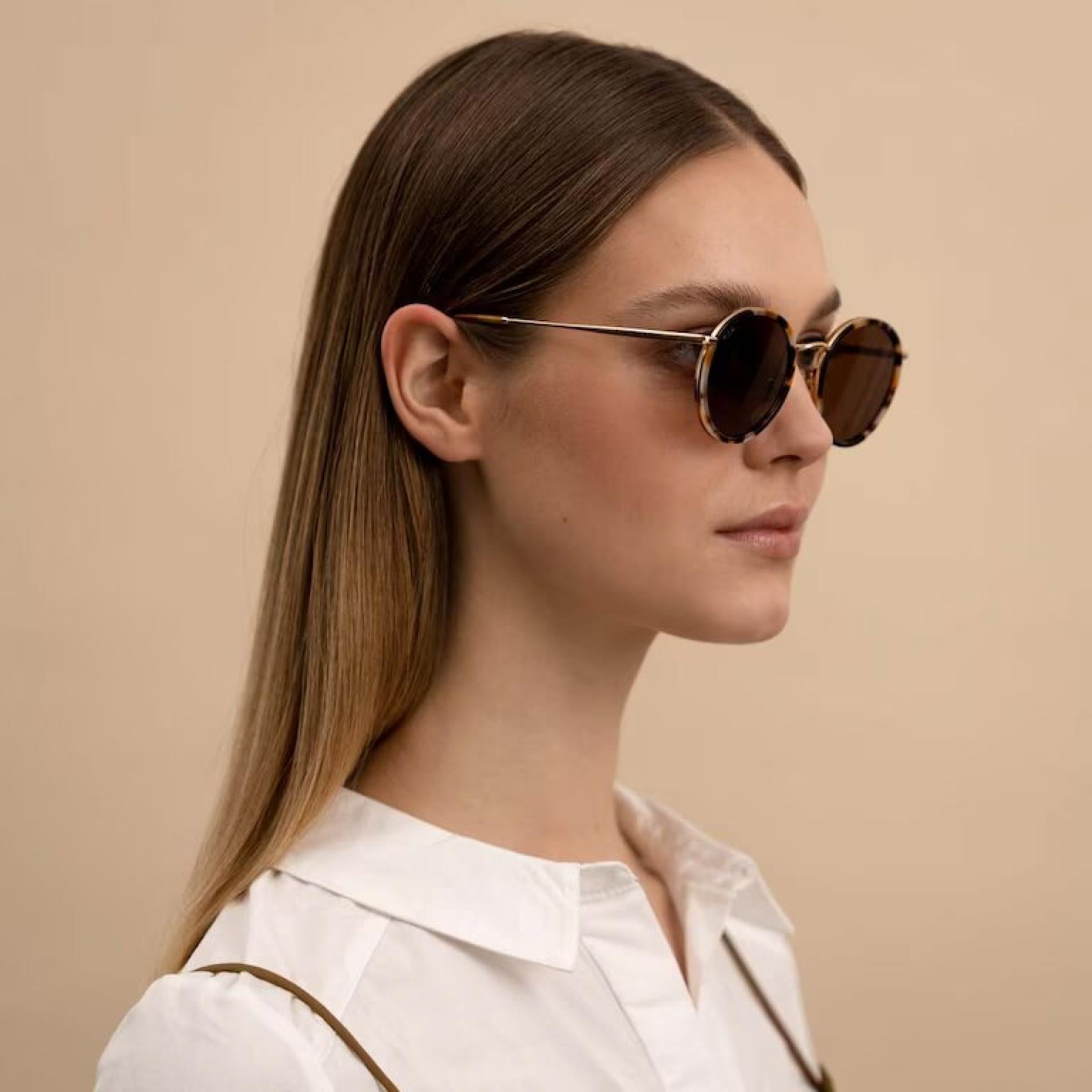 Kapten & Son Sonnenbrille Amsterdam Desert Speckled Brown