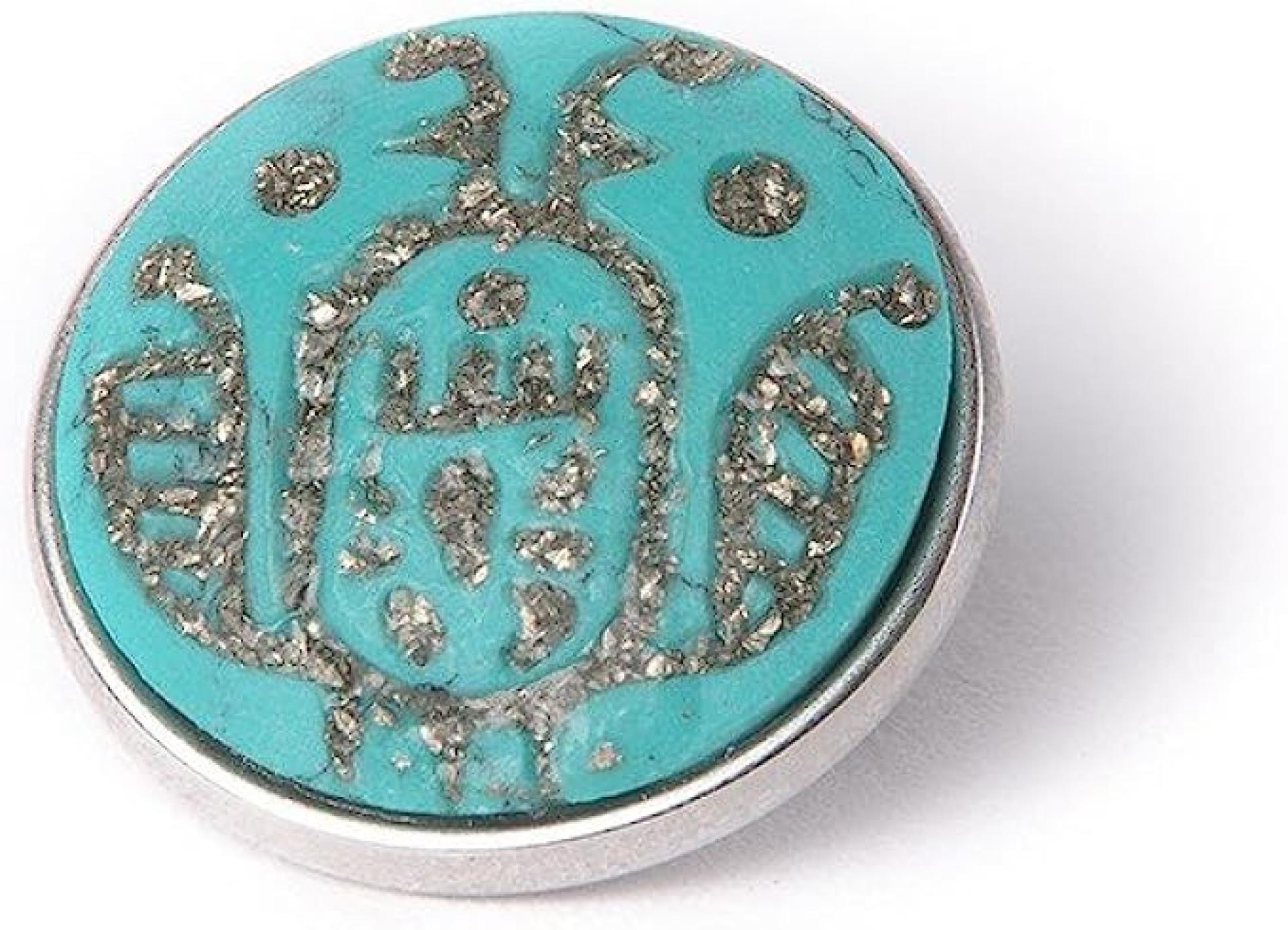 Noosa Chunk 233 Scarab turquoise turquoise türkis