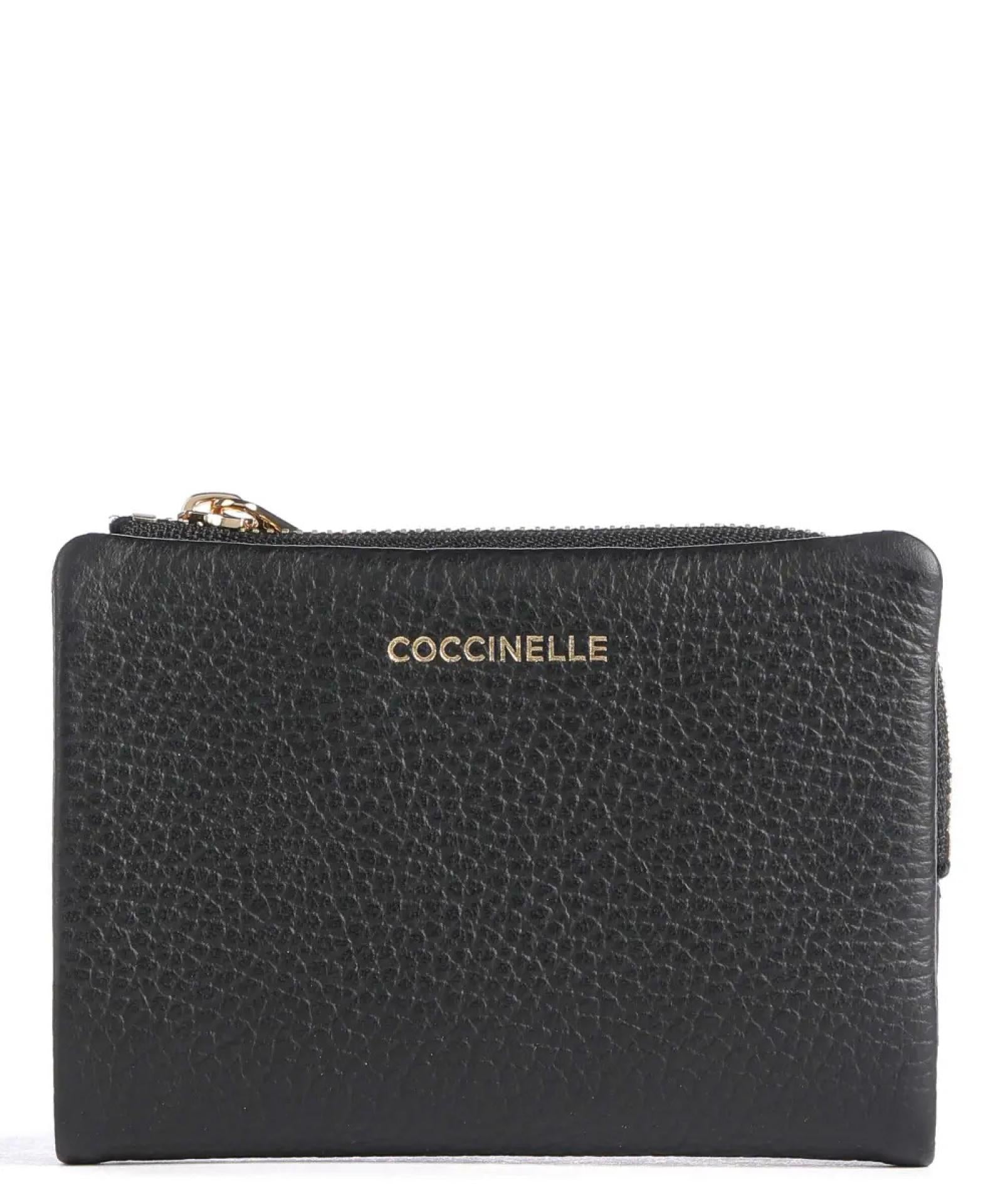 Coccinelle WALLET GRAINED LEATHER / NOIR