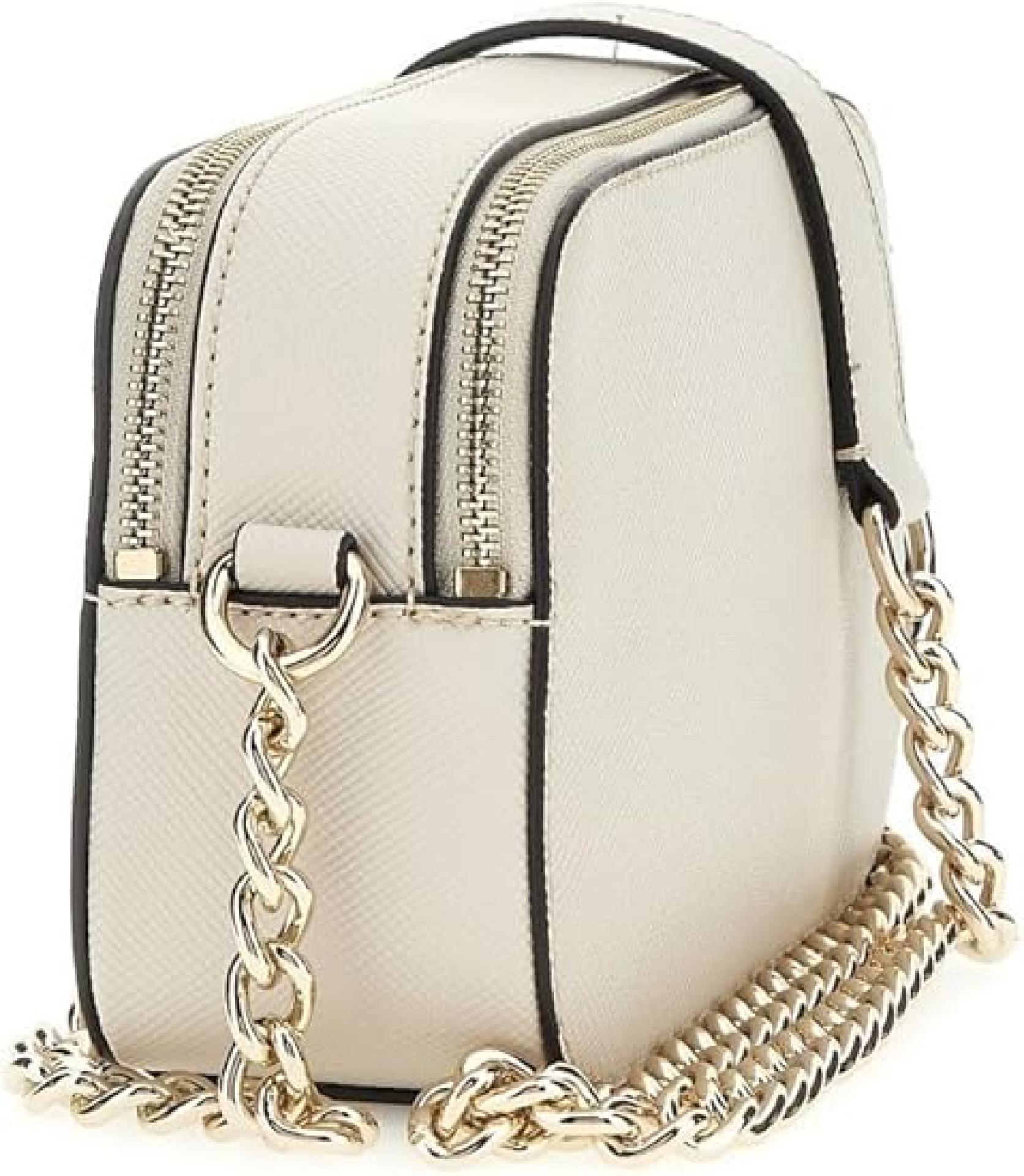 Guess Noelle Crossbody Camera Bag Bone
