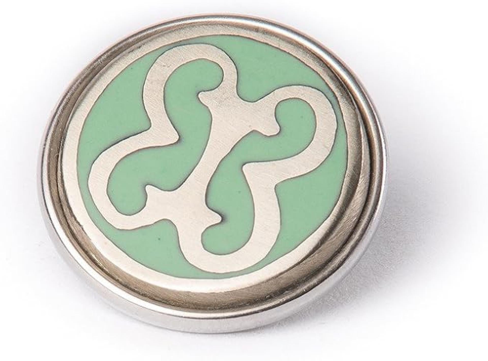 Noosa Chunk 173 Pempamsie turquoise-metal/resin