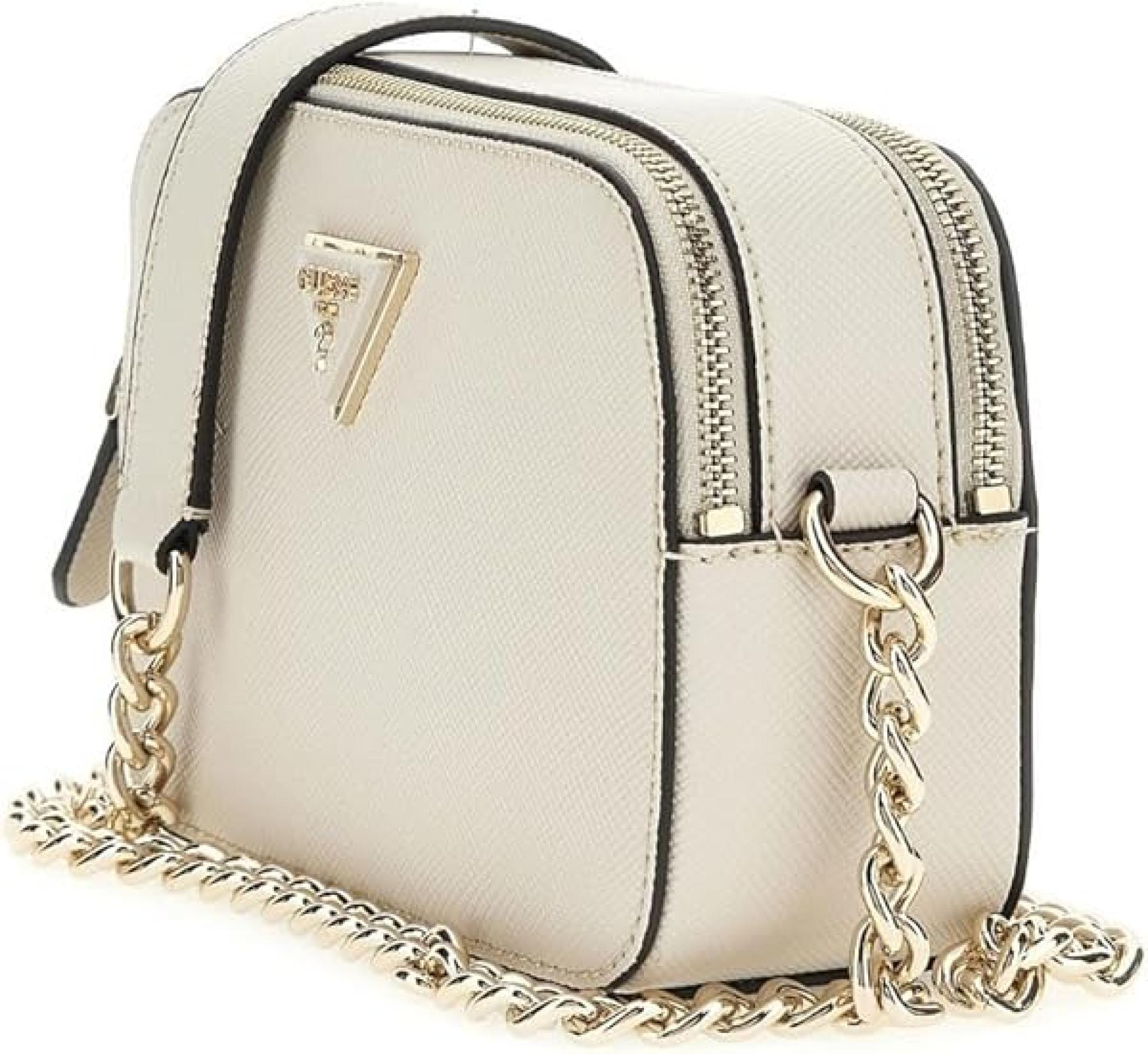 Guess Noelle Crossbody Camera Bag Bone