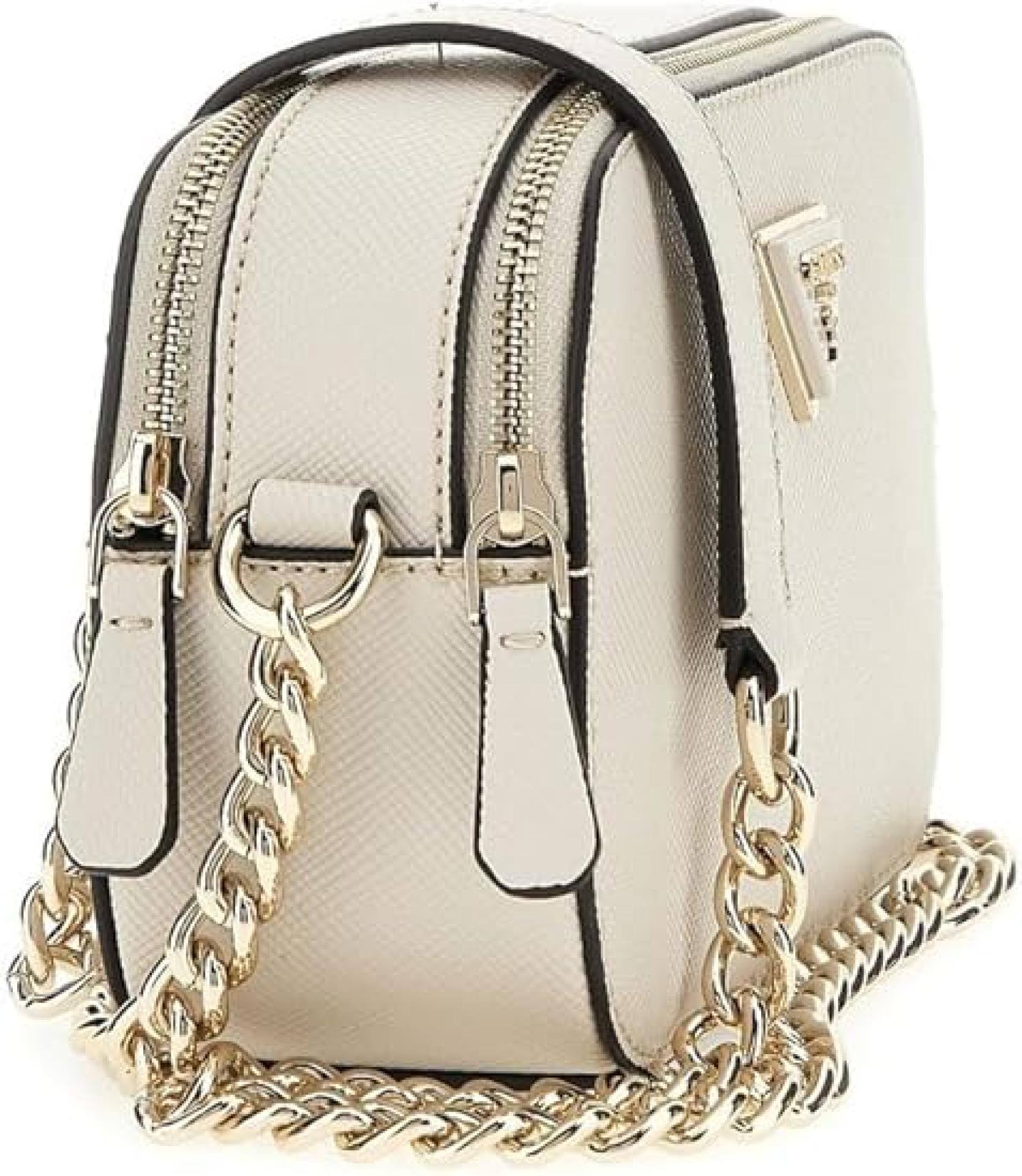 Guess Noelle Crossbody Camera Bag Bone