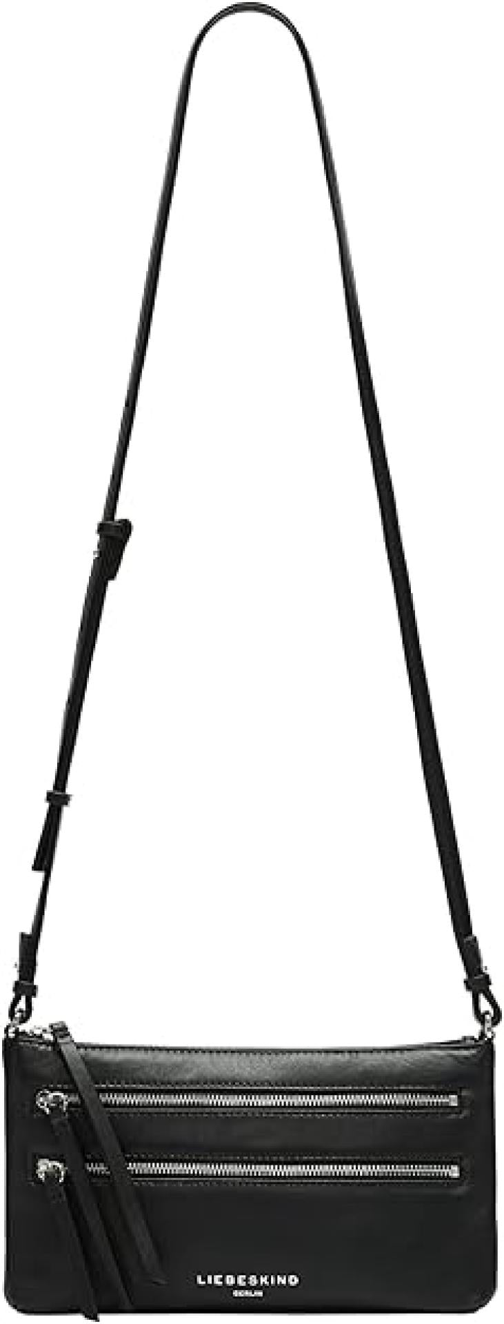 Liebeskind Zena Crossbody S zartes Glatt Leder Schwarz