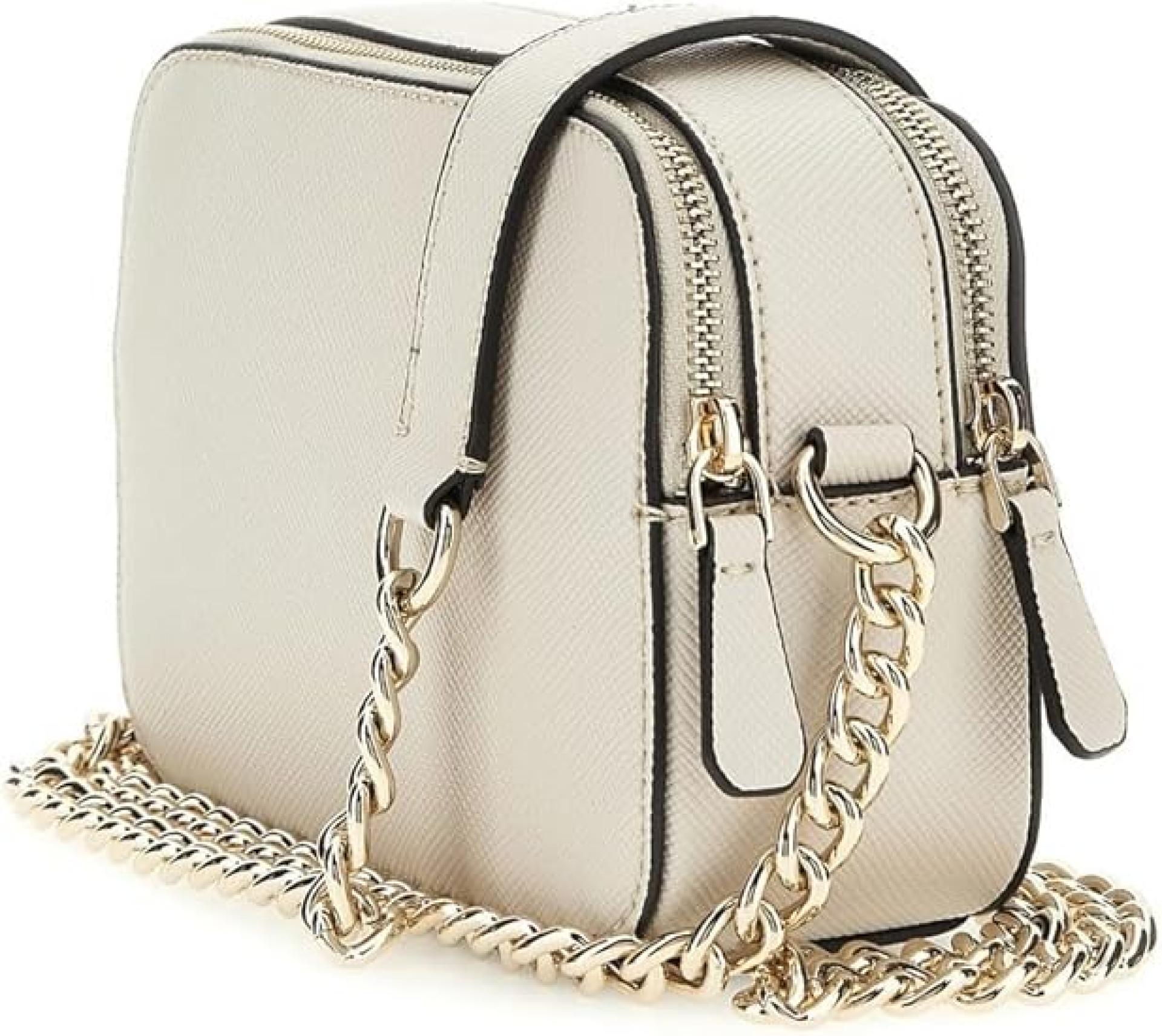 Guess Noelle Crossbody Camera Bag Bone