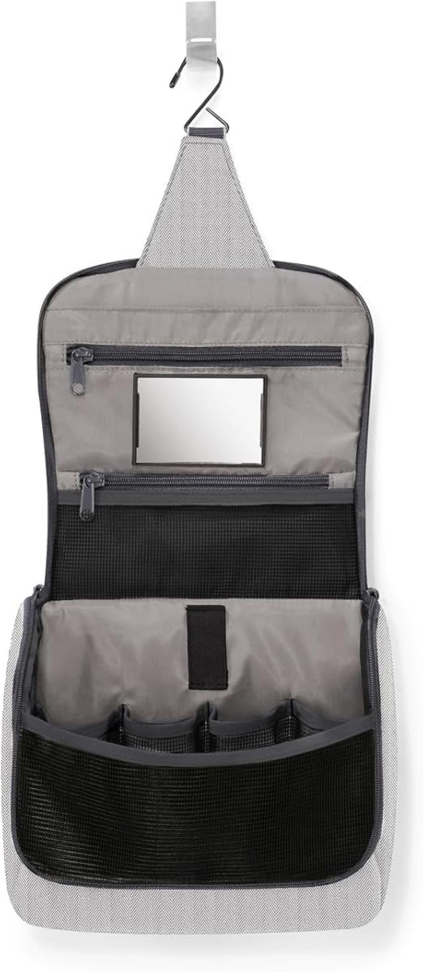 Reisenthel toiletbag herringbone grey