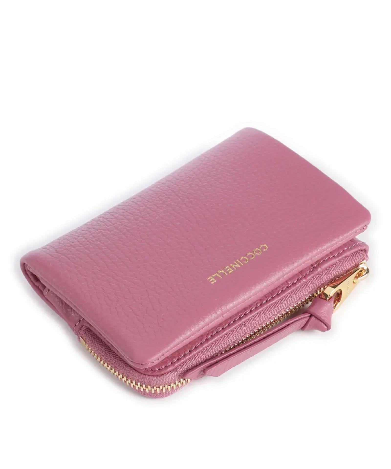 Coccinelle WALLET GRAINED LEATHER / PULP PINK