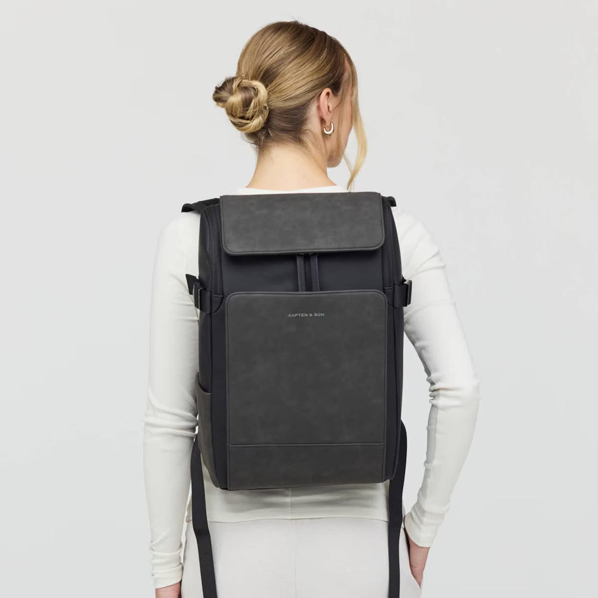 Kapten & Son Rucksack Bali Medium 18 L  All Black 