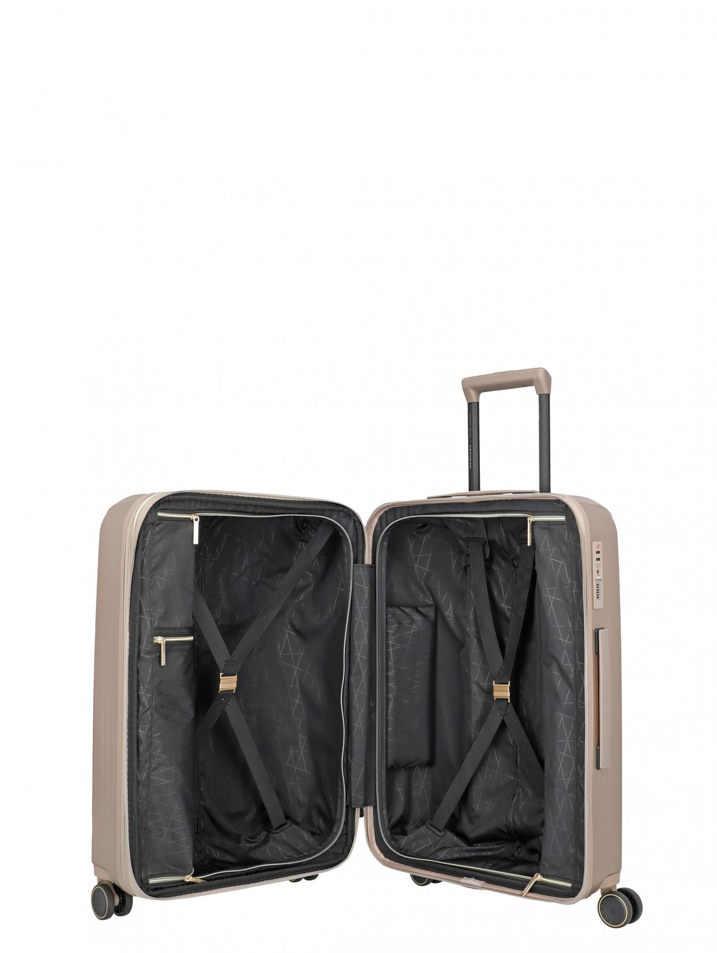 Travelite BARBARA NOVELTY 4w Hartschalen Trolley M Satin Nude