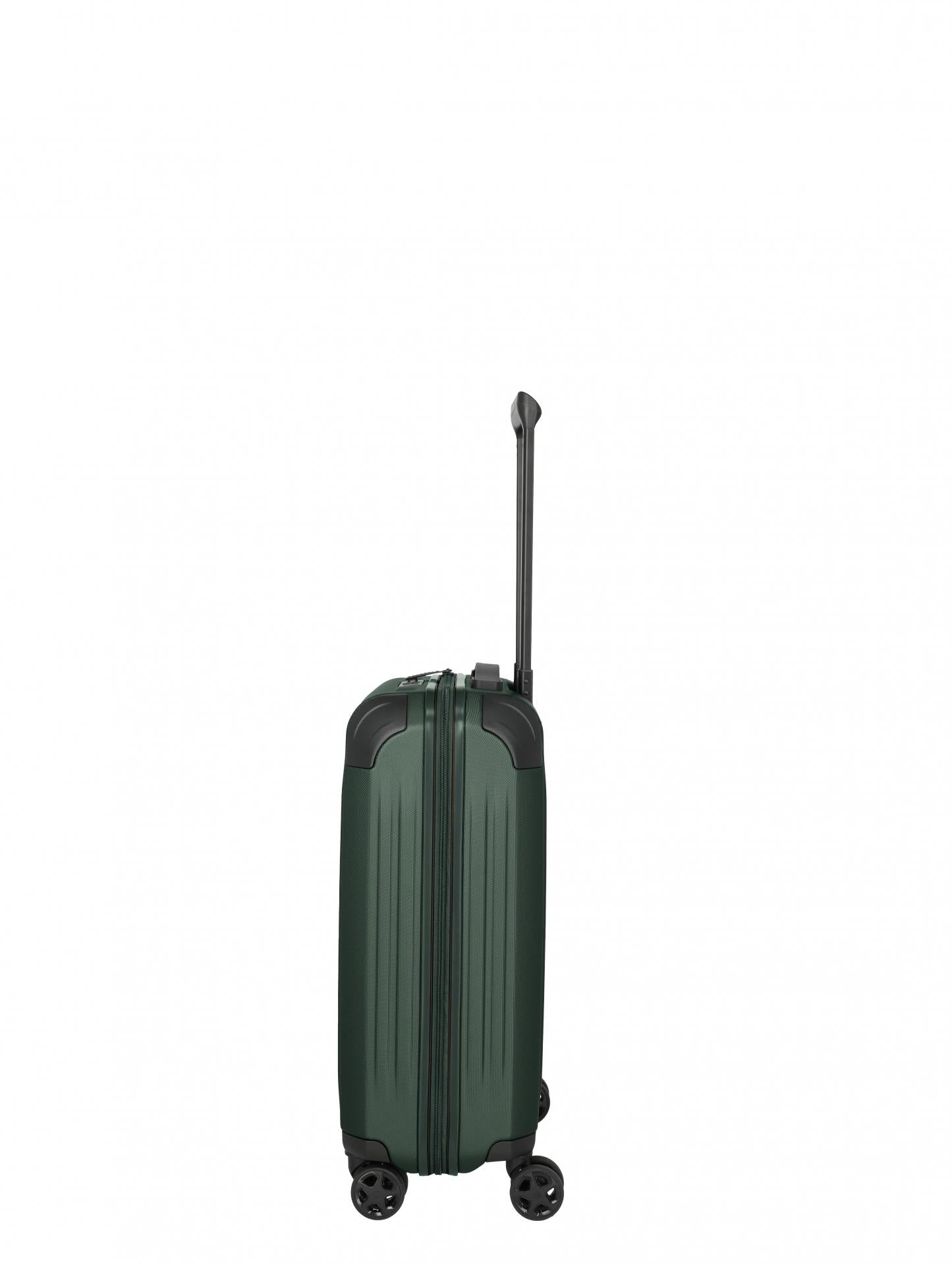 DYNAMIIC 4-Rad Hartschalen Trolley erweiterbar S grün