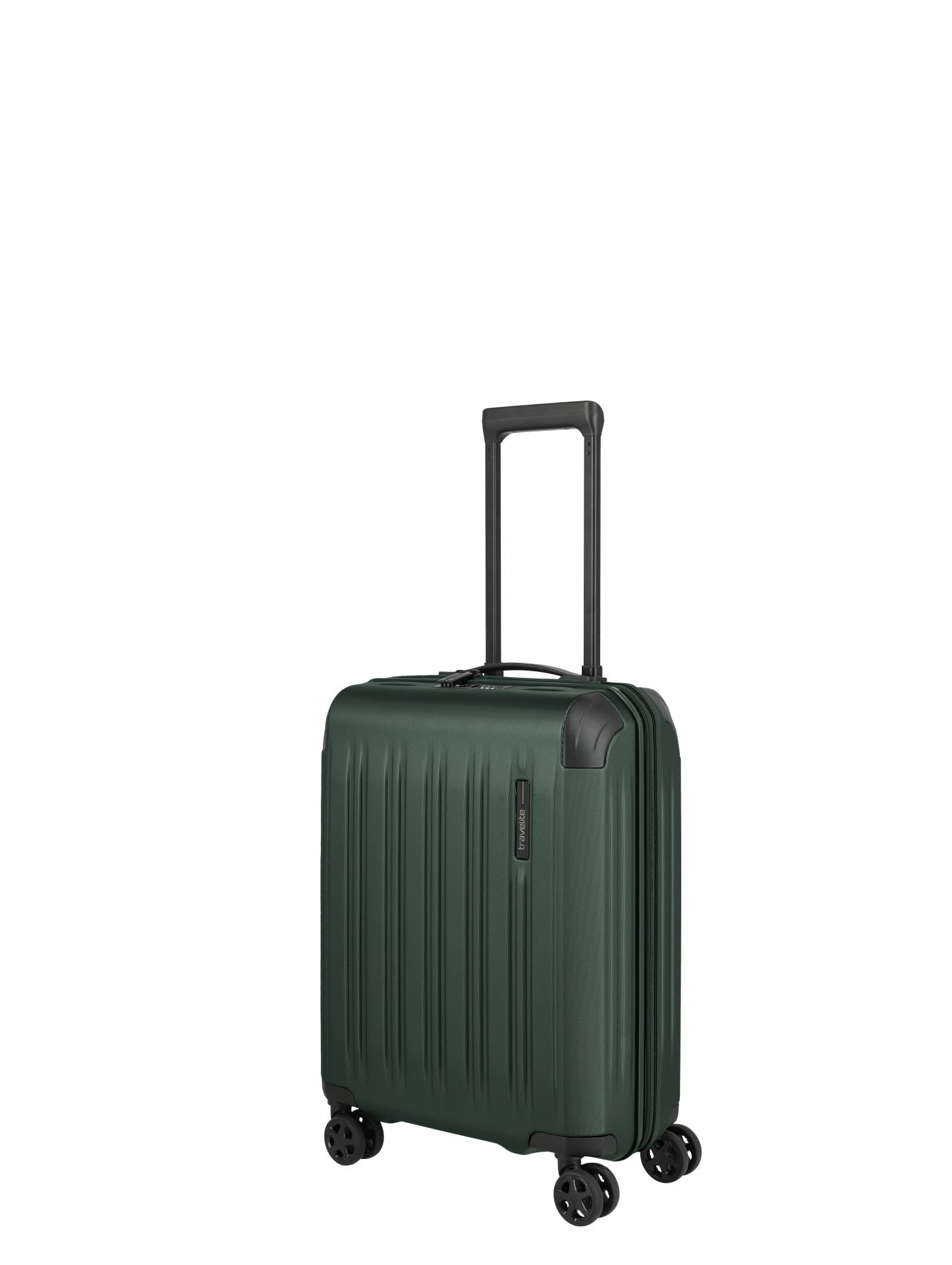 DYNAMIIC 4-Rad Hartschalen Trolley erweiterbar S grün