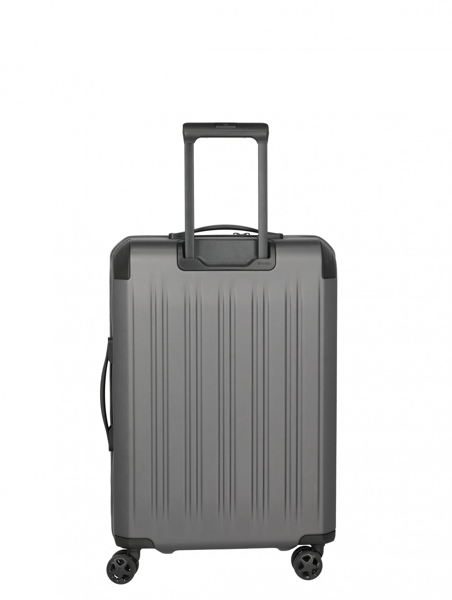 Travelite DYNAMIIC 4-Rad Hartschalen Trolley erweiterbar M Anthrazit
