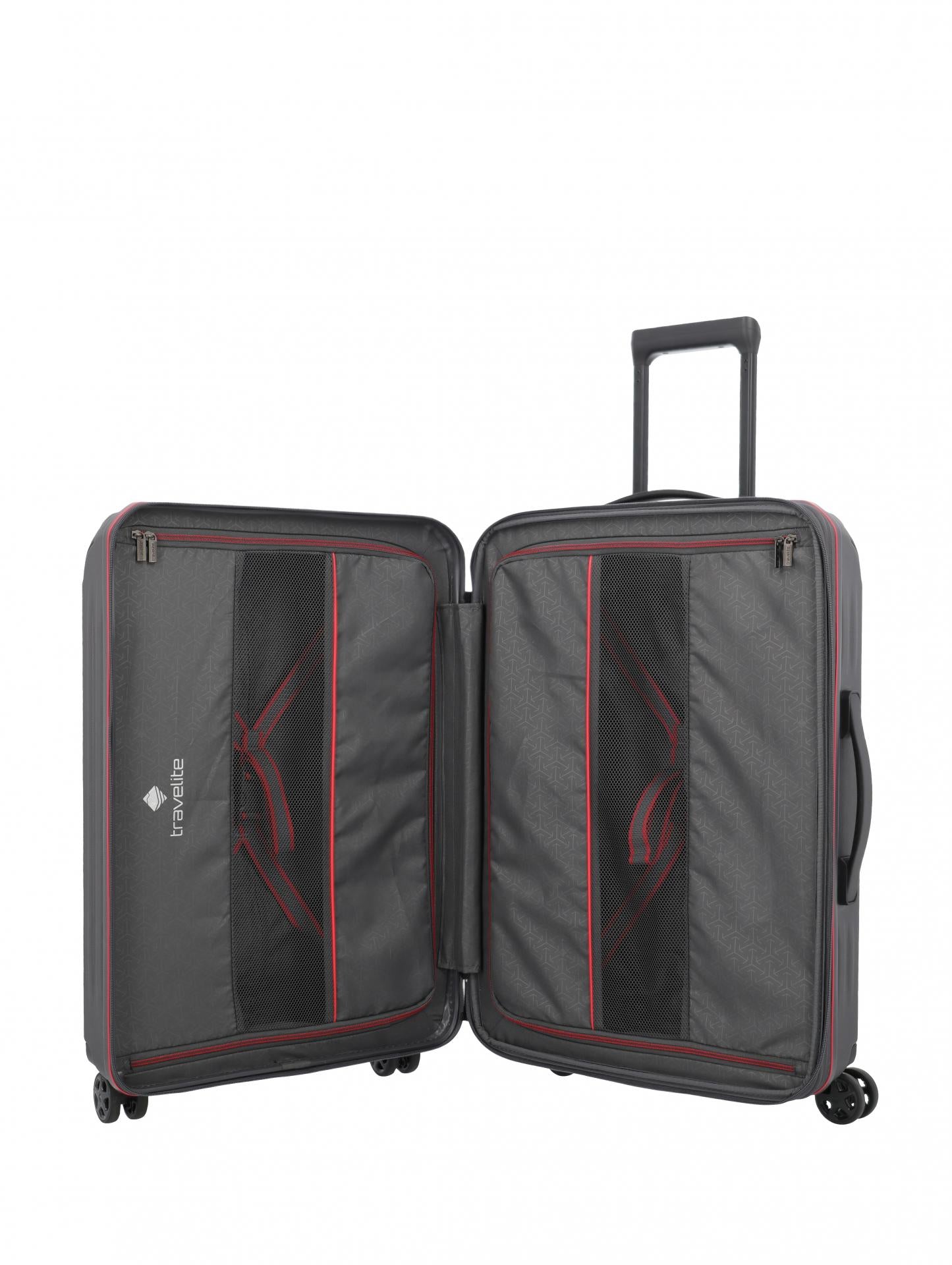 Travelite DYNAMIIC 4-Rad Hartschalen Trolley erweiterbar M Anthrazit