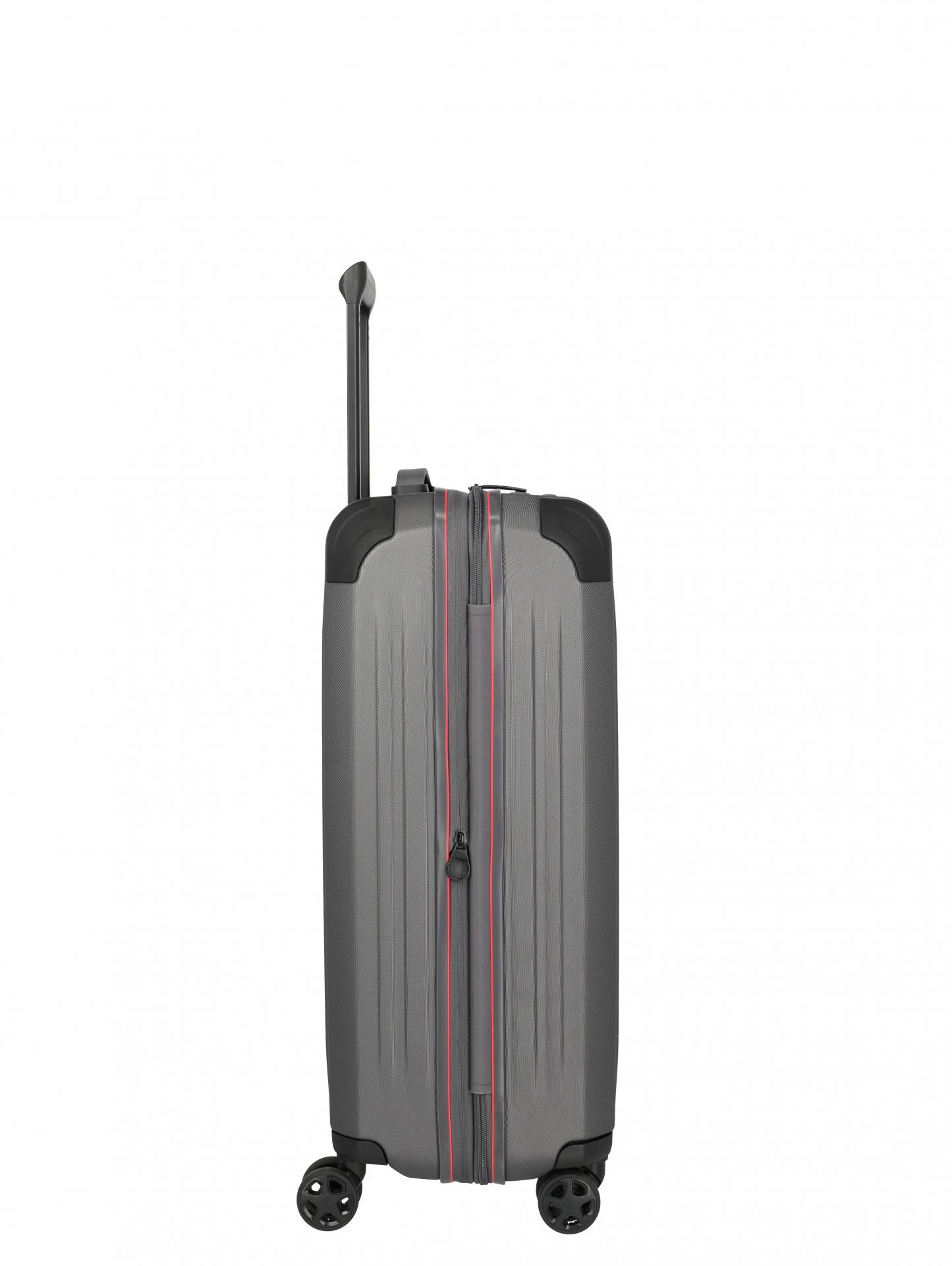 Travelite DYNAMIIC 4-Rad Hartschalen Trolley erweiterbar M Anthrazit