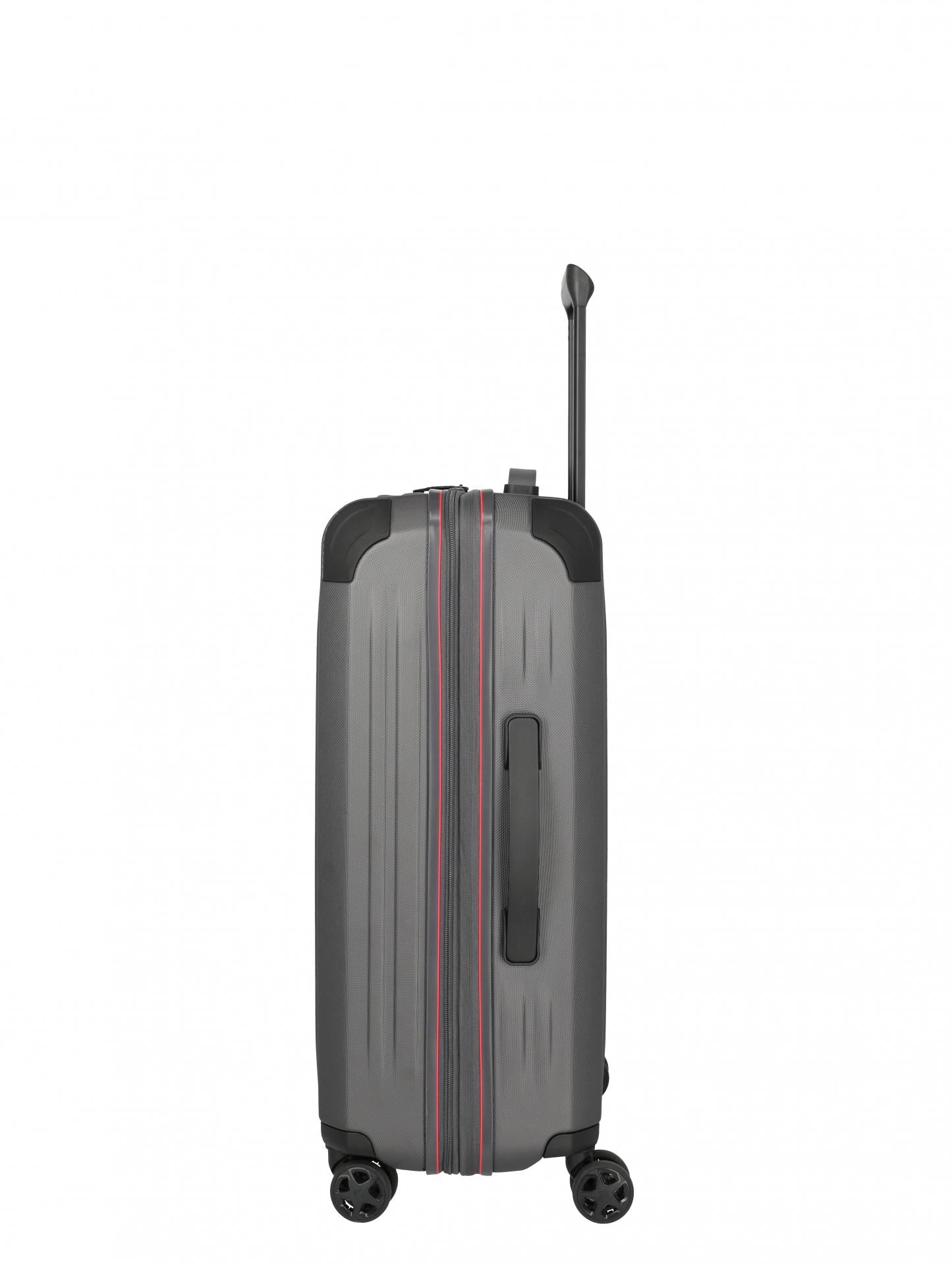 Travelite DYNAMIIC 4-Rad Hartschalen Trolley erweiterbar M Anthrazit