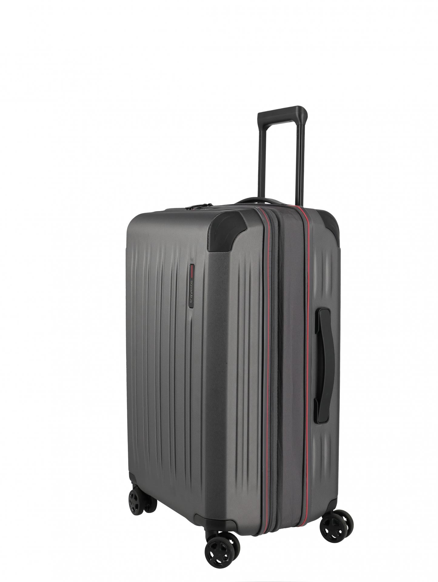 Travelite DYNAMIIC 4-Rad Hartschalen Trolley erweiterbar M Anthrazit