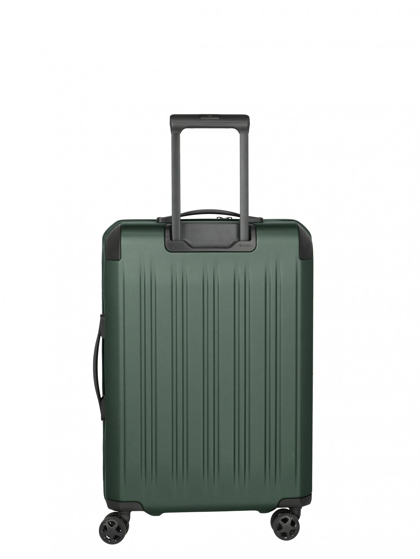 Travelite DYNAMIIC 4-Rad Hartschalen Trolley M erweiterbar grün