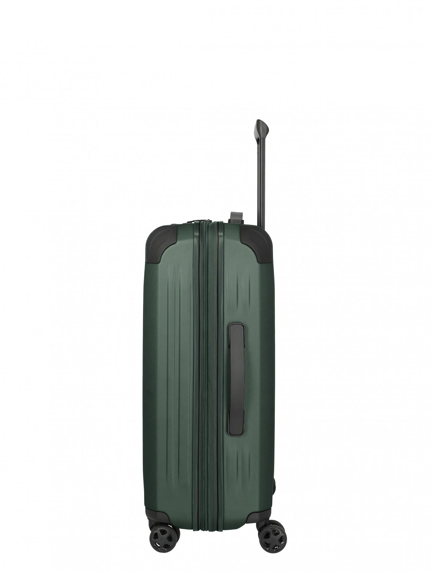 Travelite DYNAMIIC 4-Rad Hartschalen Trolley M erweiterbar grün