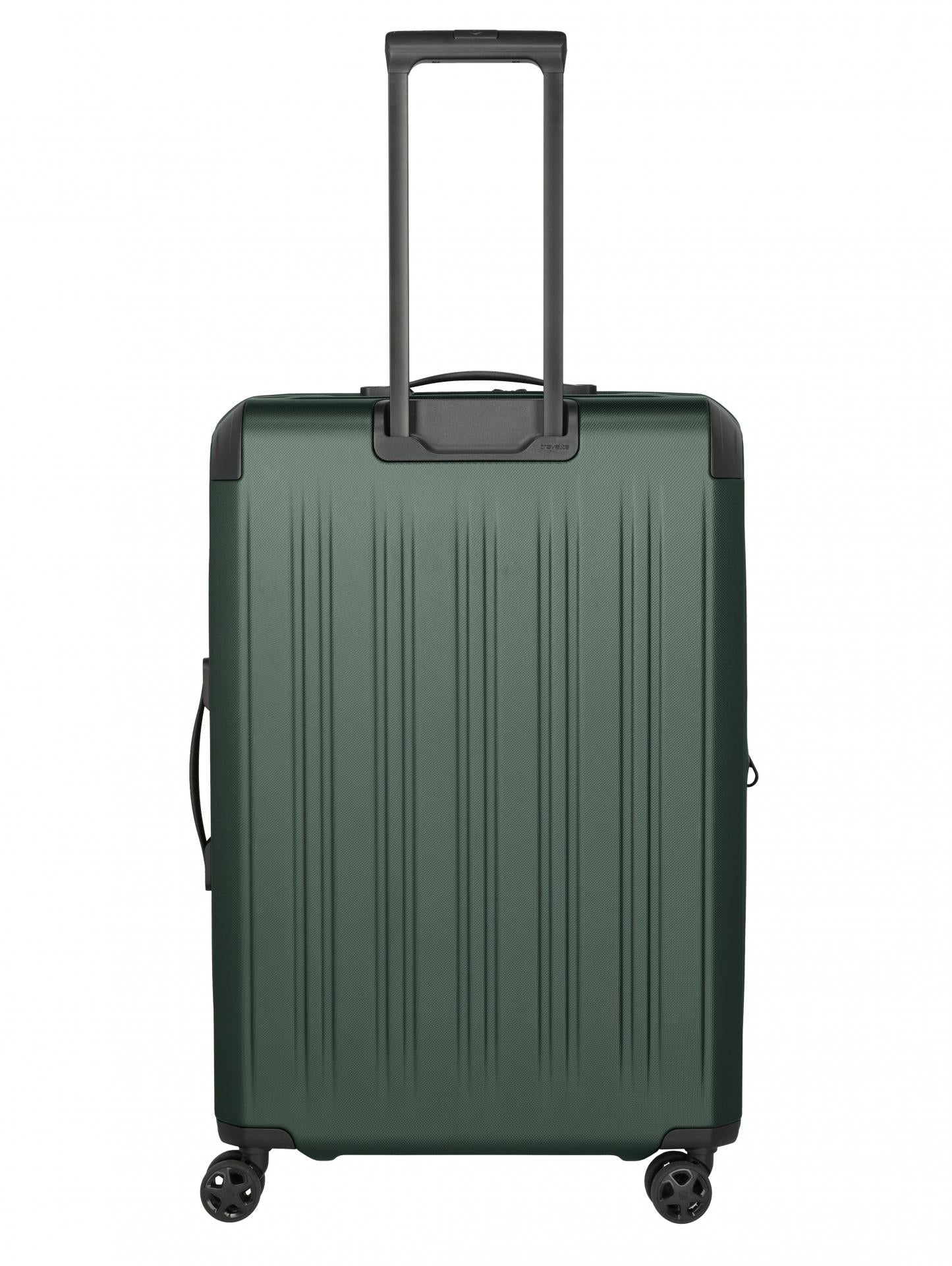 DYNAMIIC 4-Rad Hartschalen Trolley erweiterbar L grün