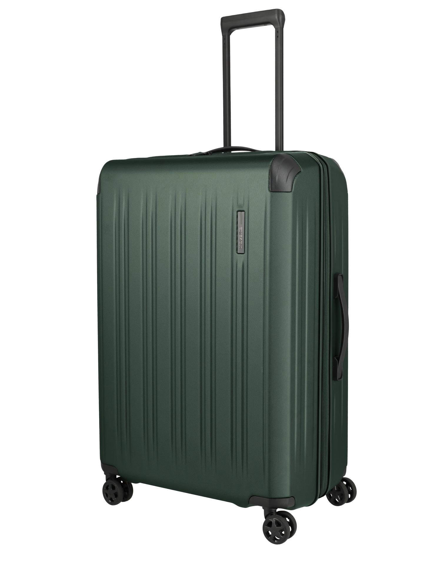 DYNAMIIC 4-Rad Hartschalen Trolley erweiterbar L grün