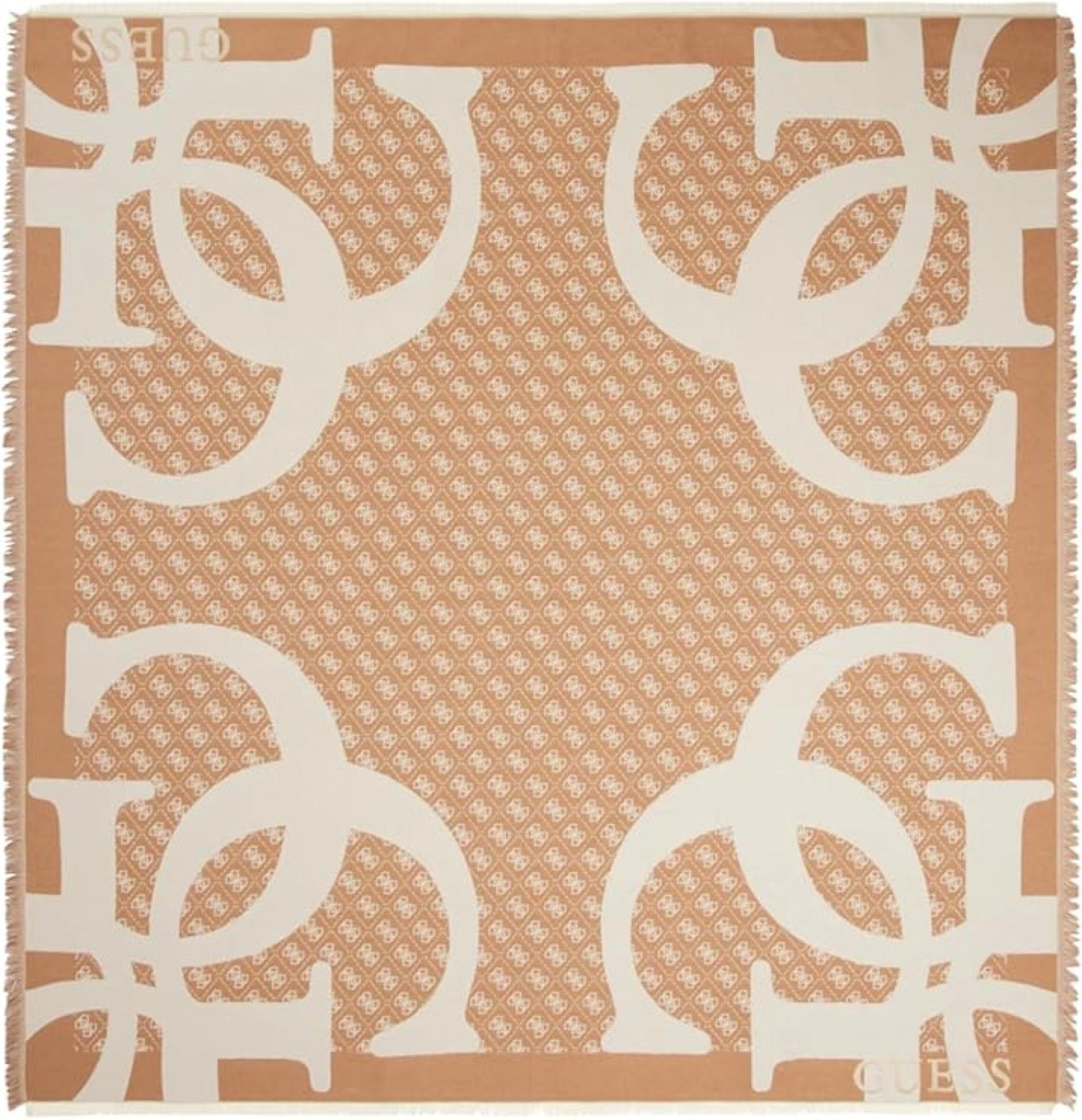 Guess Schal JACQUARD KEFIAH 135X135 Beige