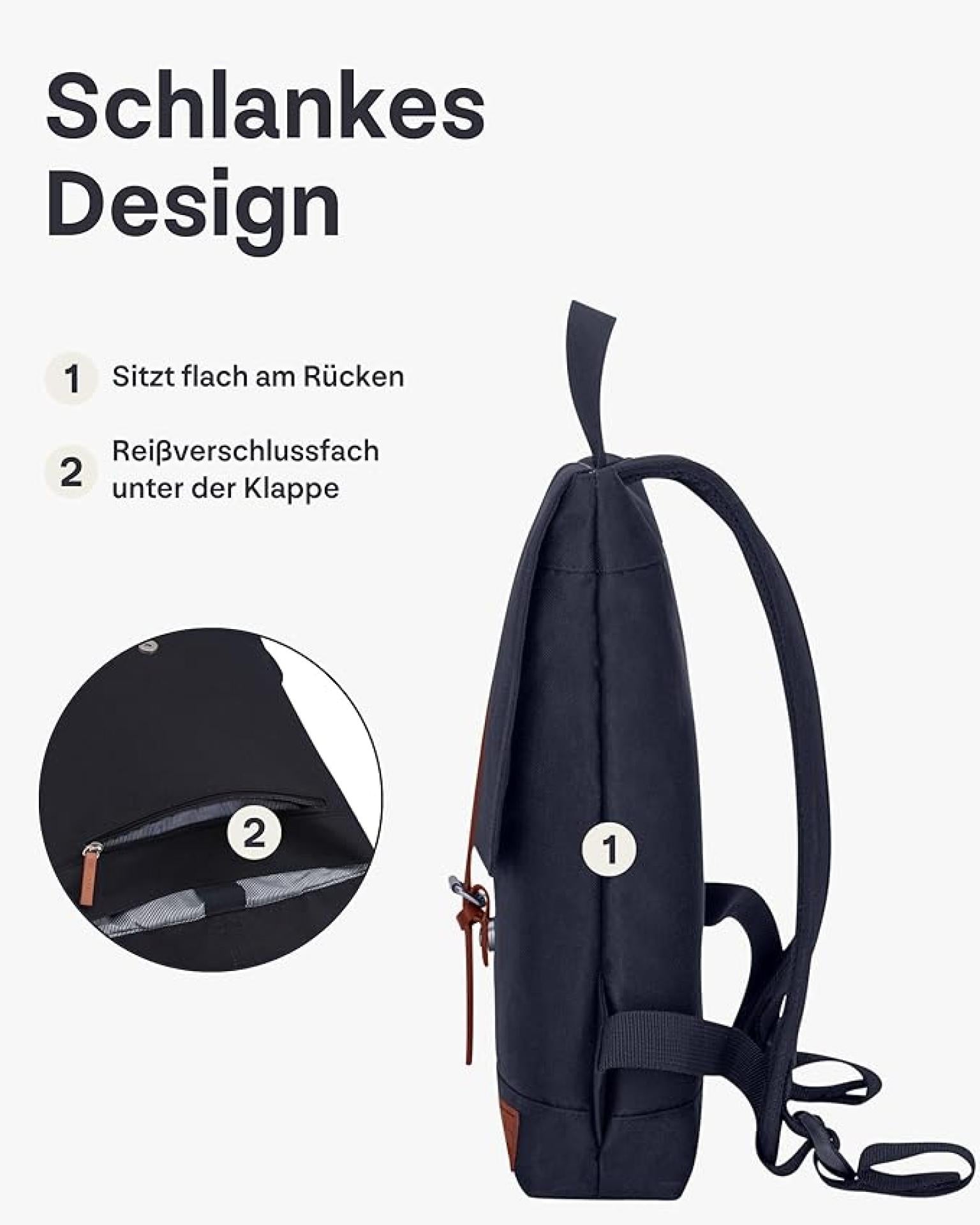 Johnny Urban Mia Black Brown Backpack 