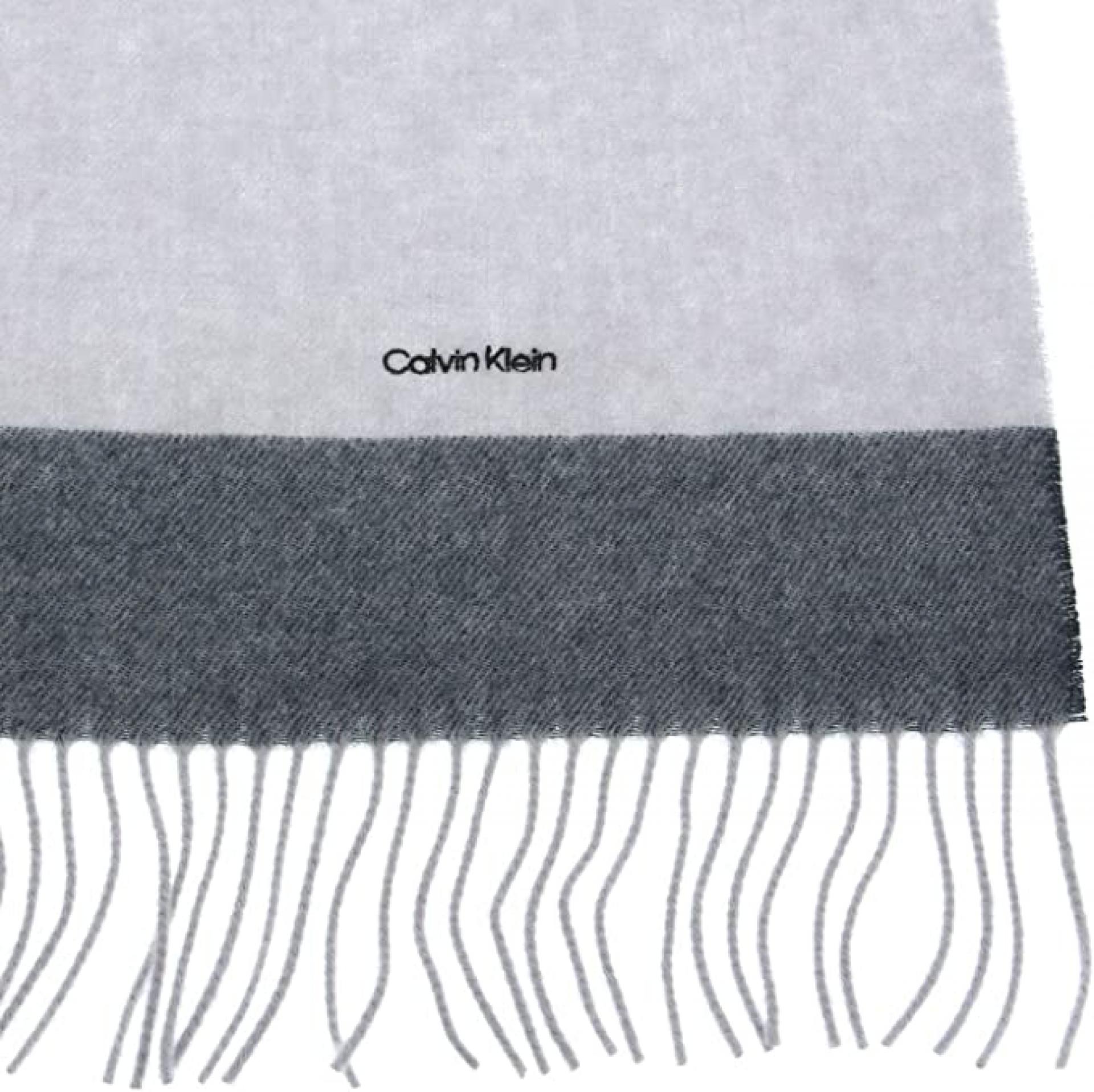Calvin Klein Schal BLOCK SCARF 35X180cm grey