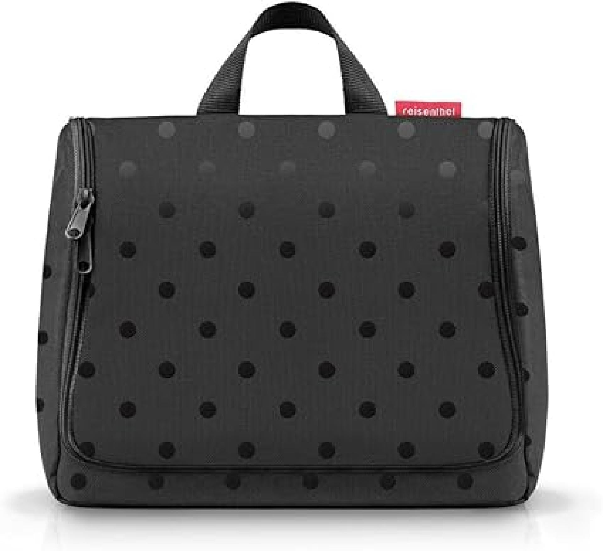 Reisenthel toiletbag XL glossy dots black