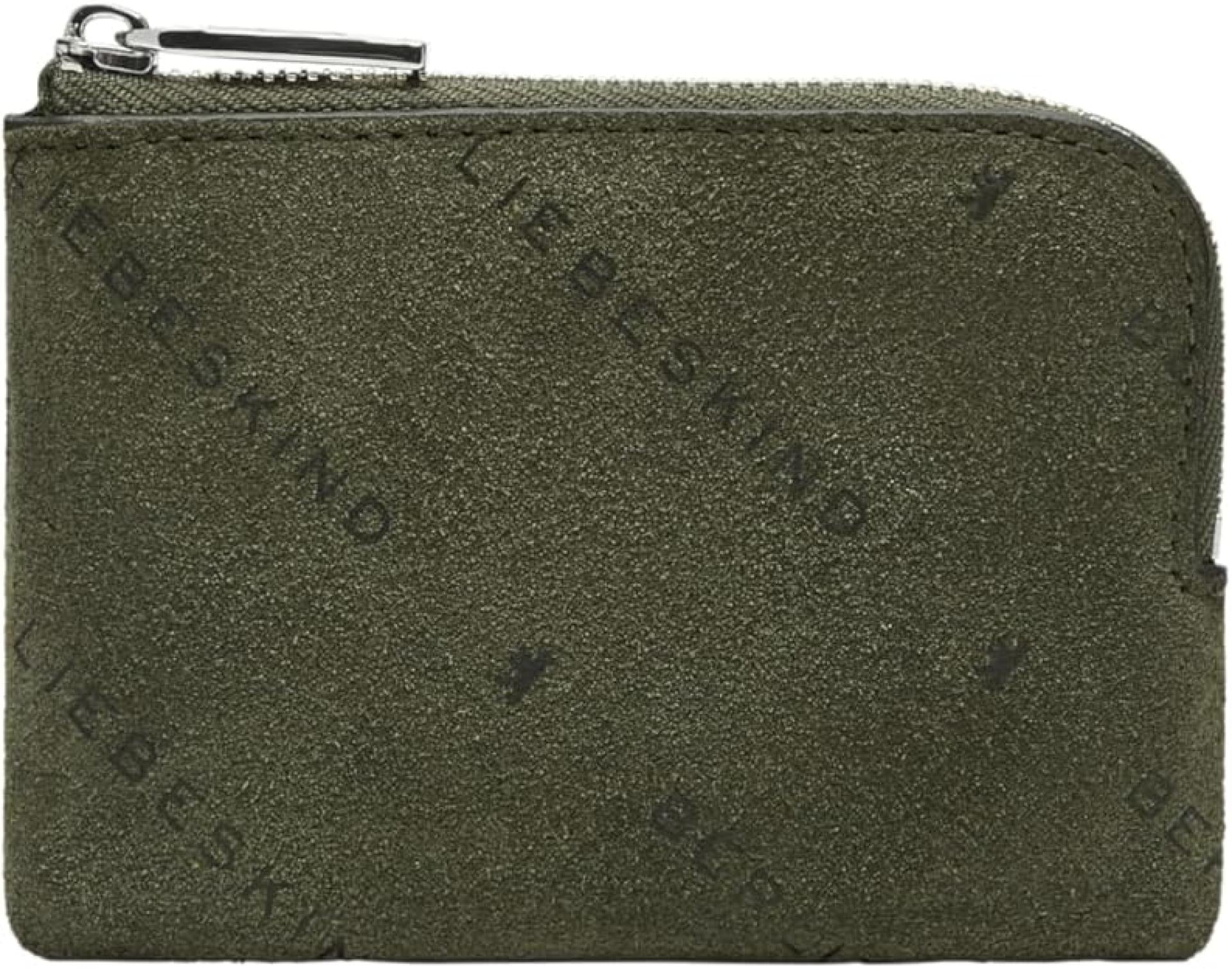 Liebeskind Berlin Geldbeutel Lena XS Monogram Suede Grün