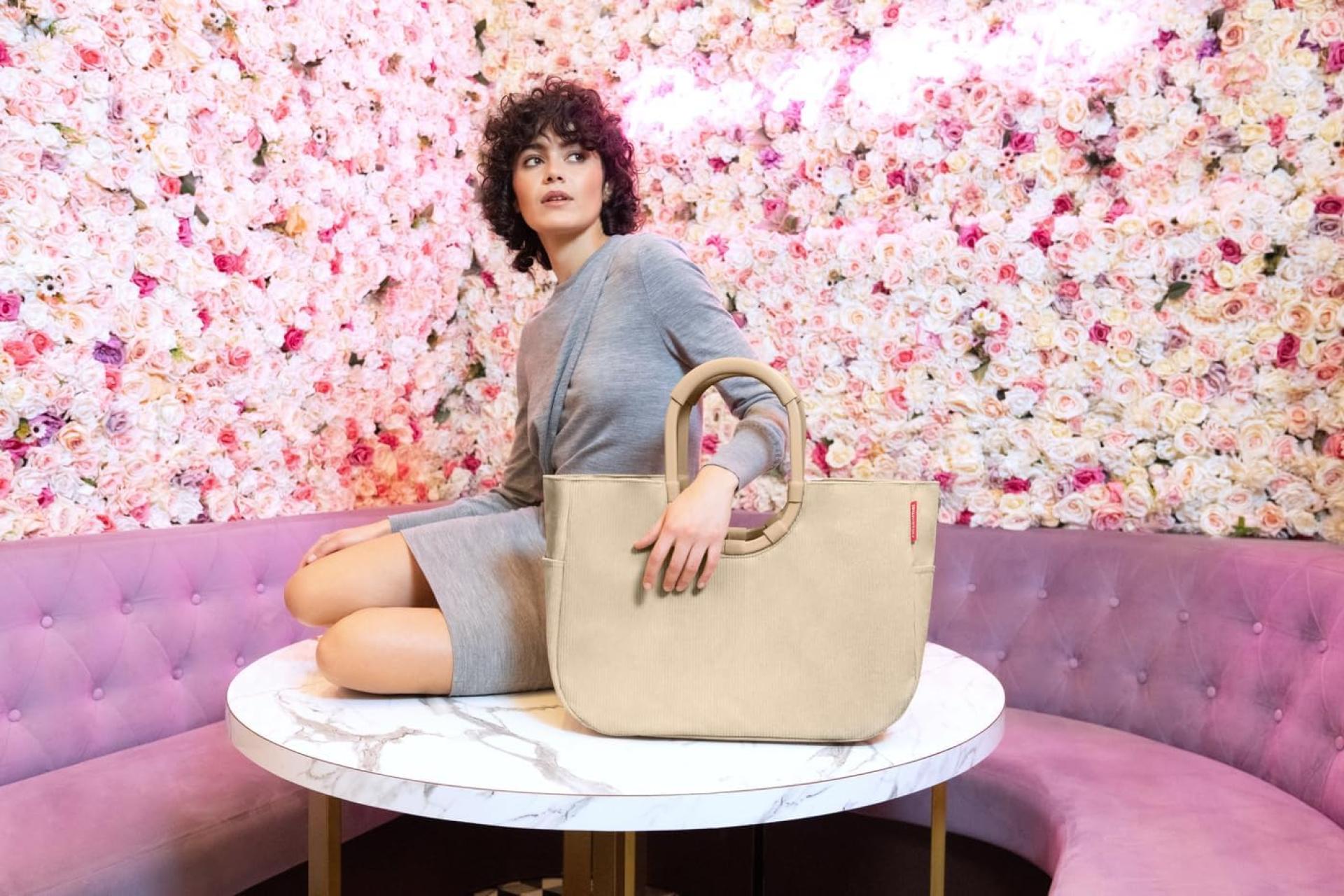 Reisenthel loopshopper L frame cord sand