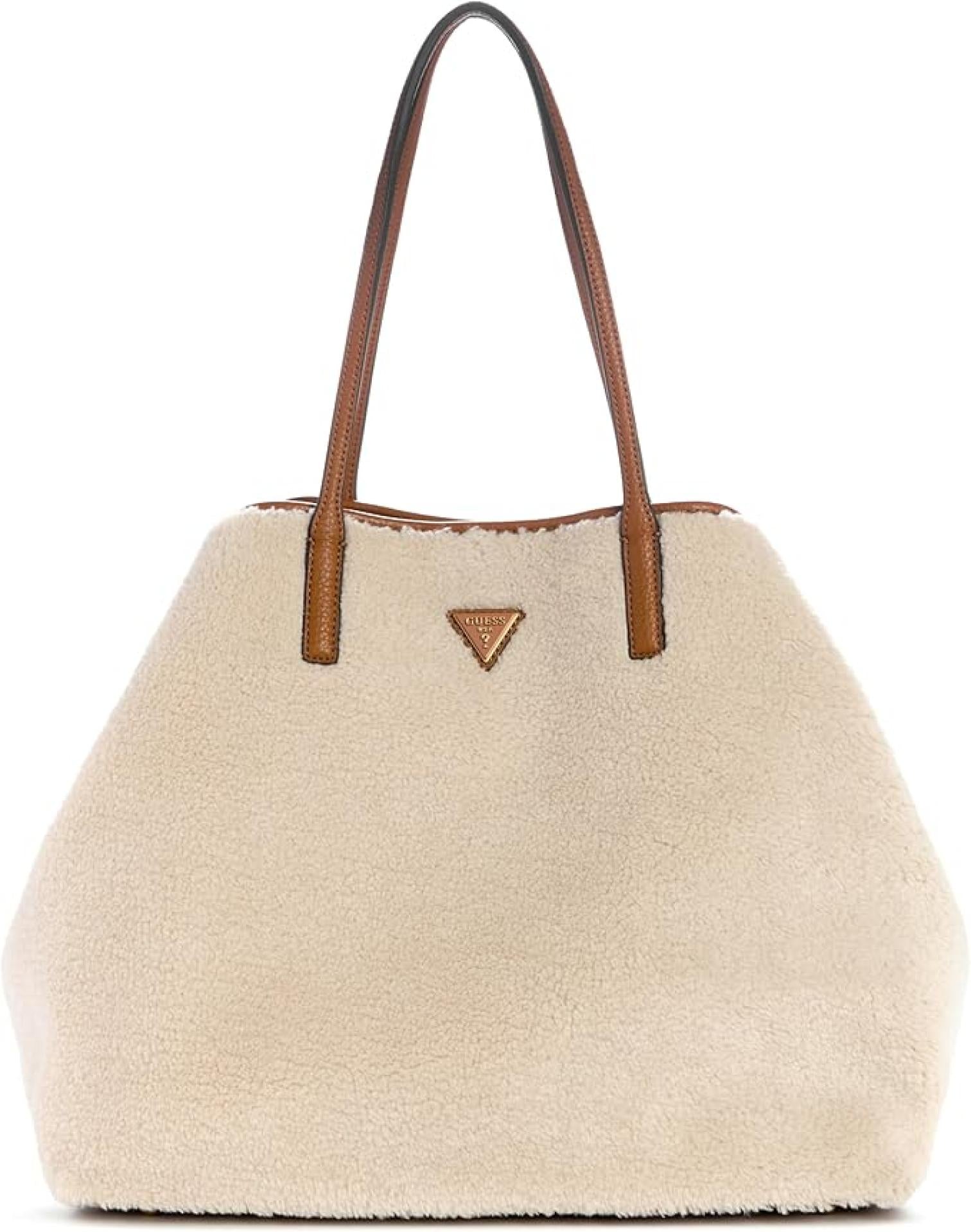 Guess  VICTTORIA LARGE 2 IN 1 TOTE Natural / Cognac
