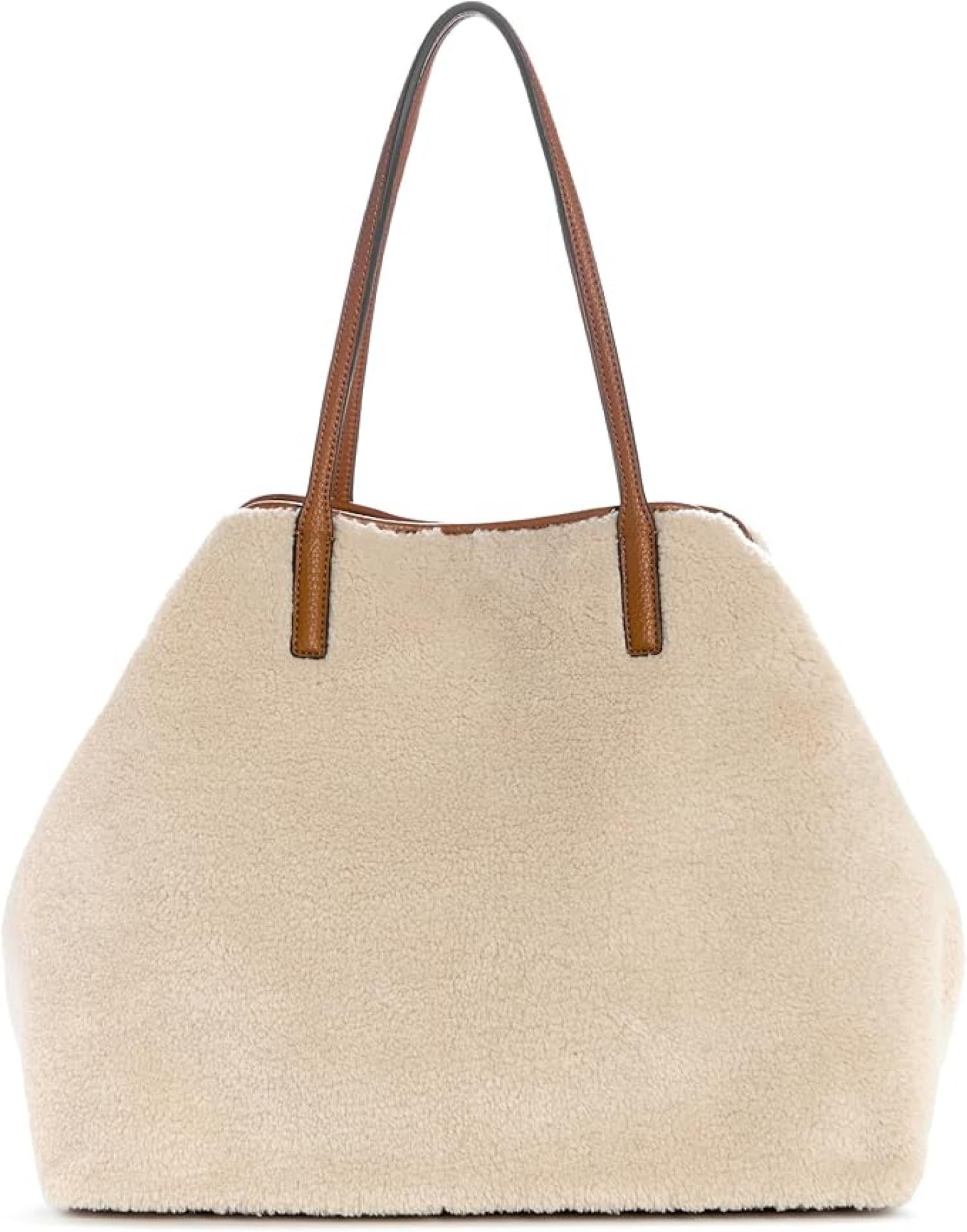 Guess  VICTTORIA LARGE 2 IN 1 TOTE Natural / Cognac