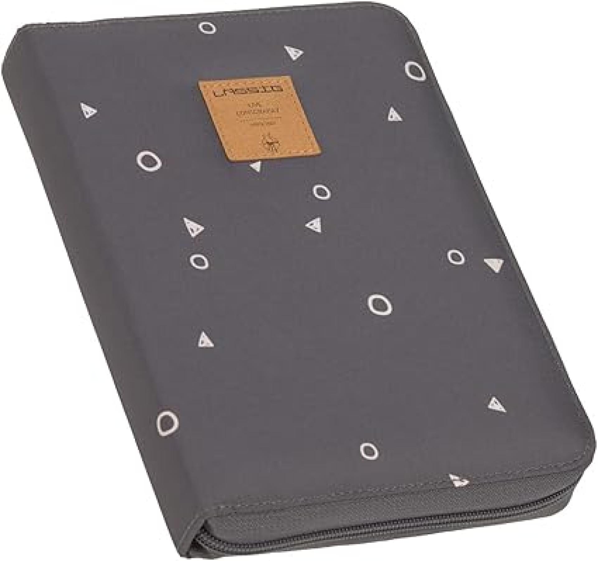 Lässig Mutterpass Hülle Mappe CAS Document Pouch Universe anthracite