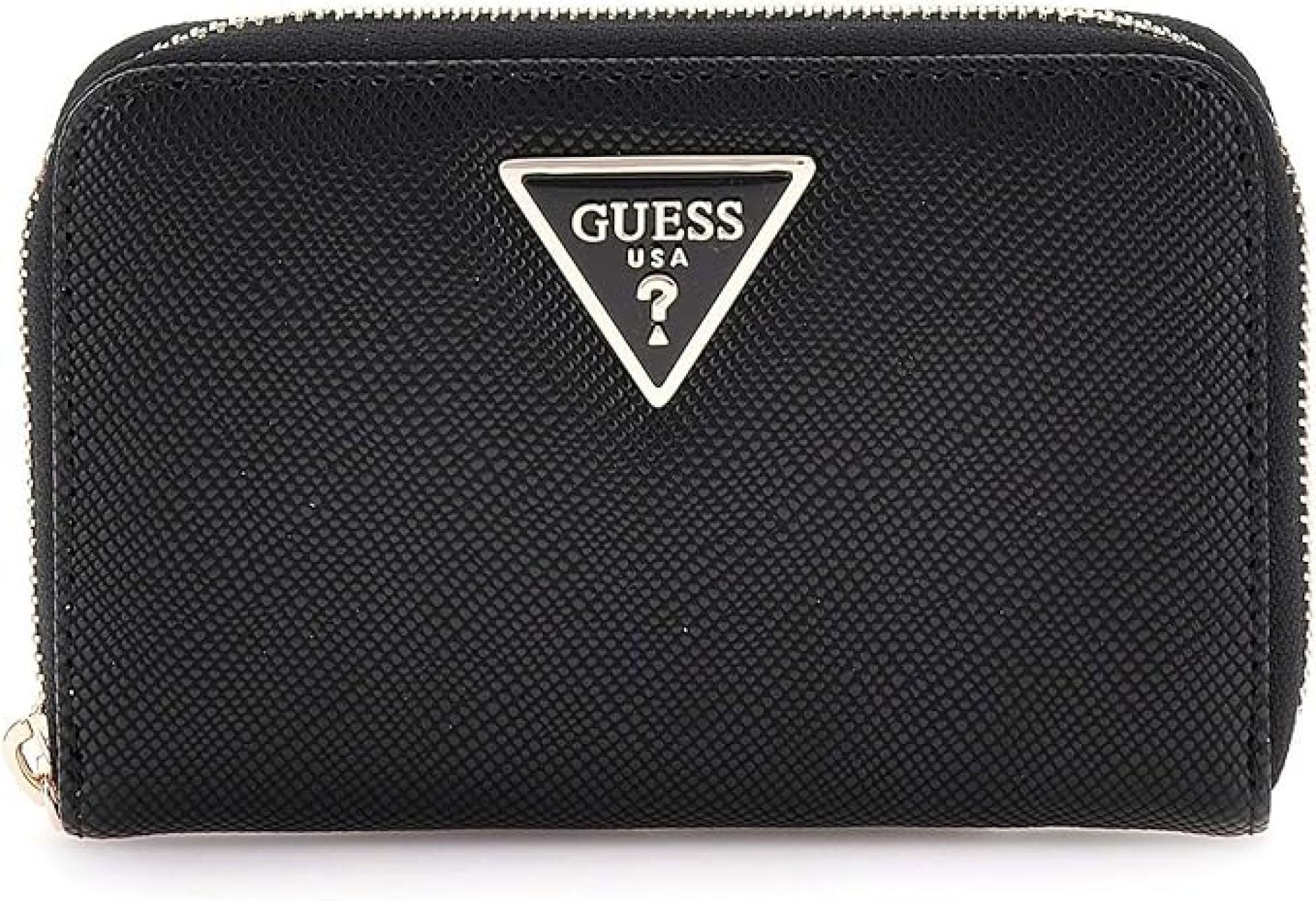Guess Portemonnaie Laurel Medium Schwarz