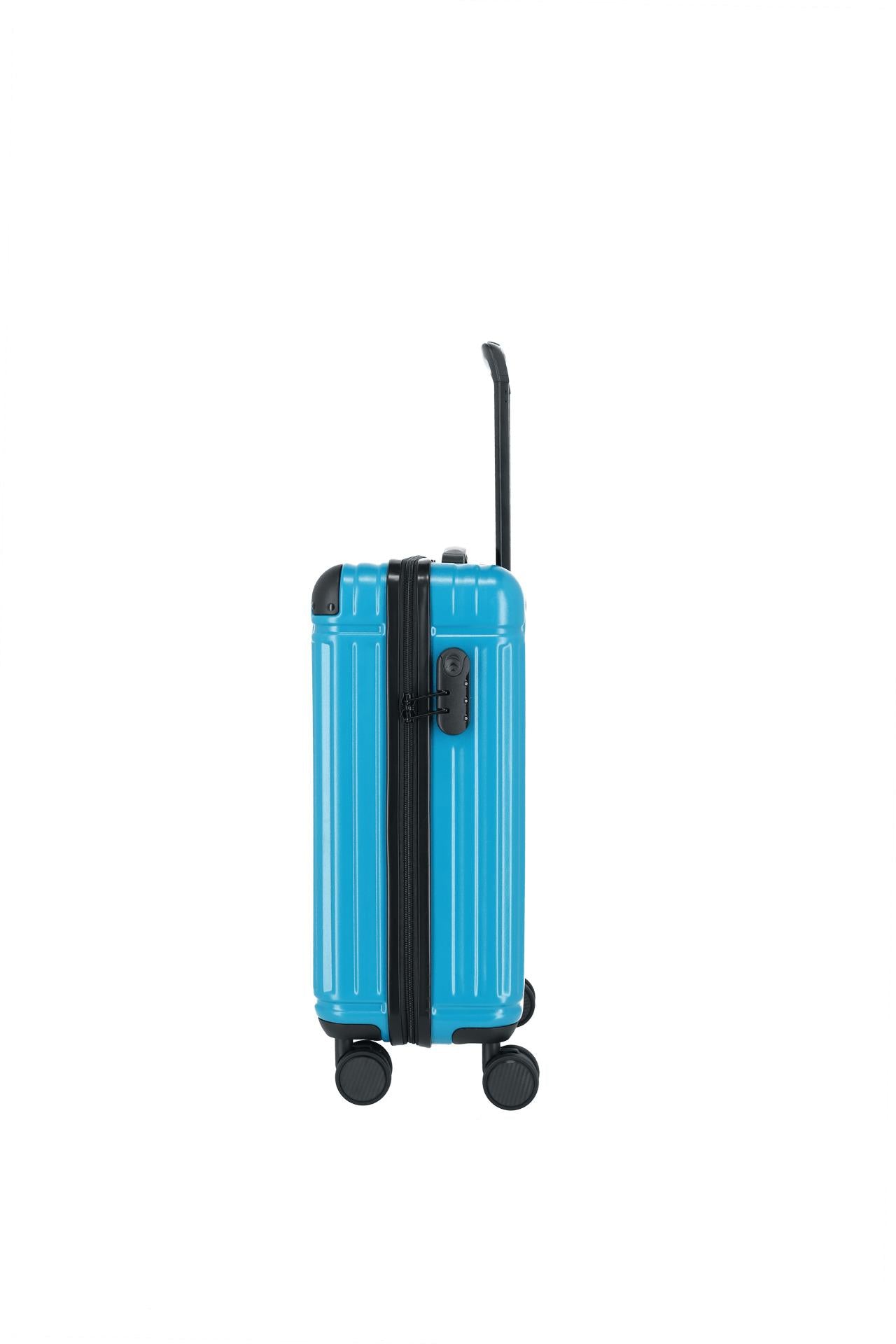 Travelite CRUISE 4-Rollen Trolley ABS-Hartschale - Größe: S - Farbe: Türkis