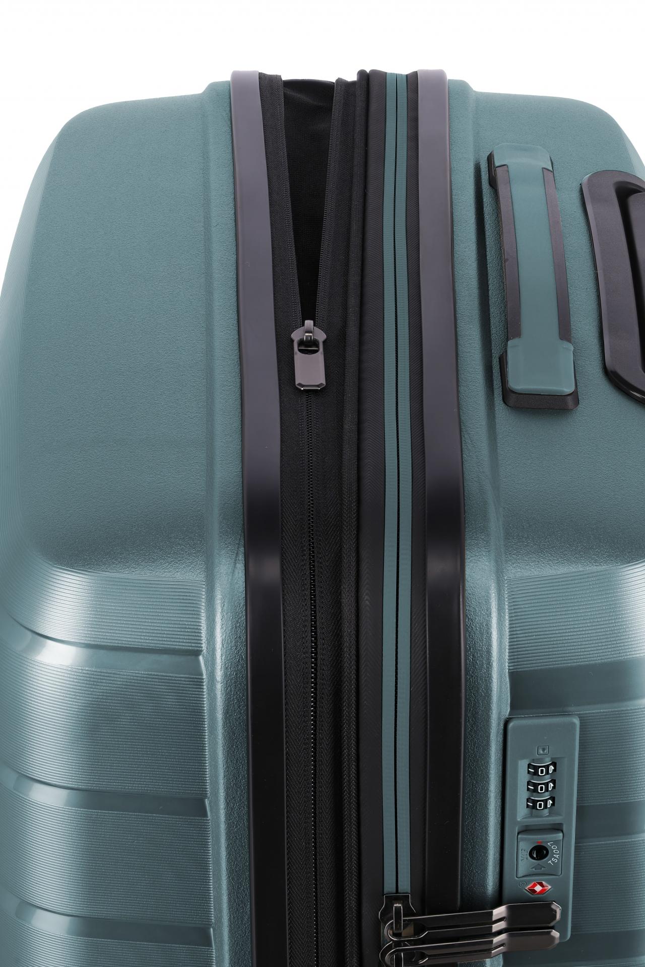 Travelite AIR BASE Trolley M 67cm Eisblau