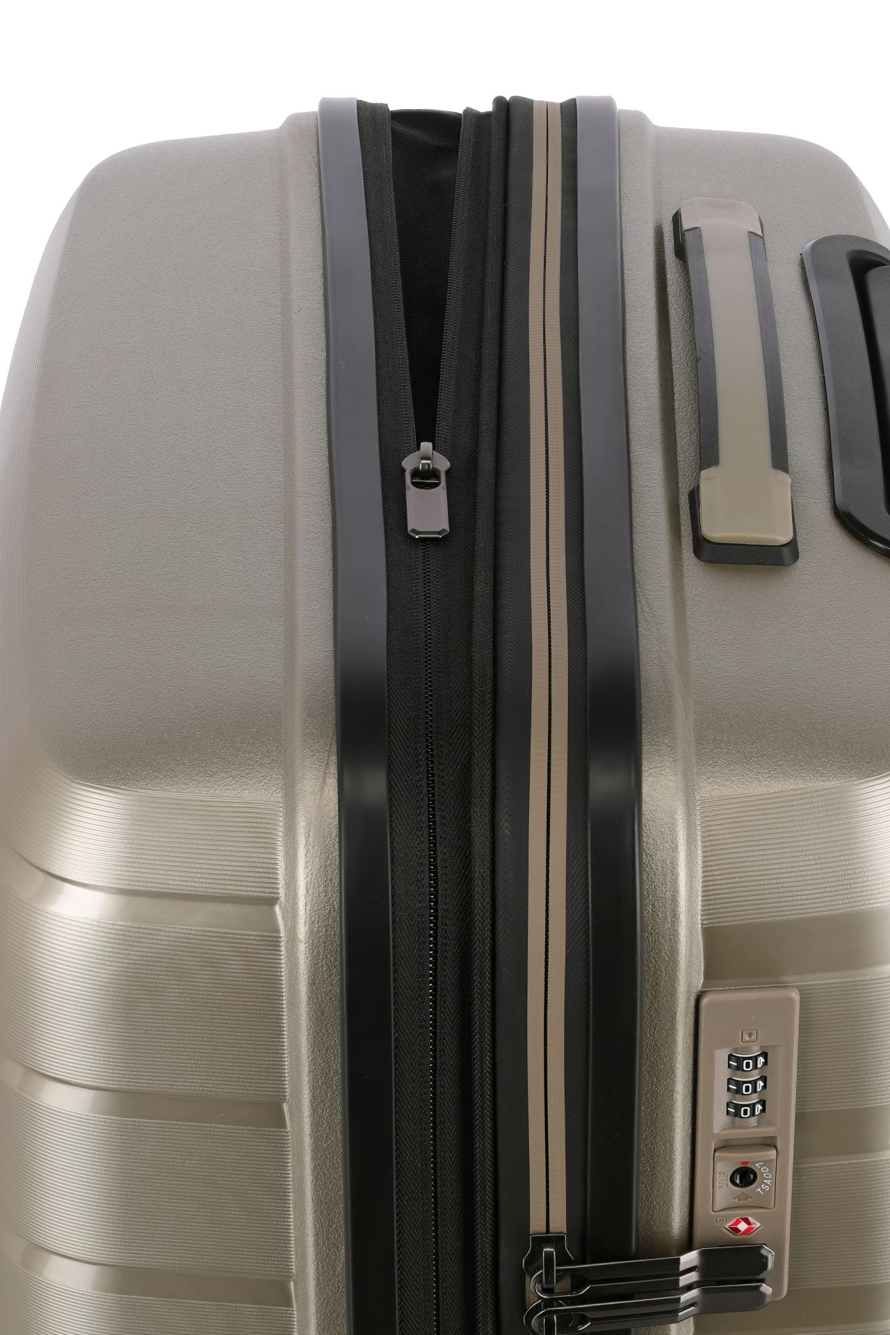 Travelite AIR BASE Trolley M 67cm Champagner