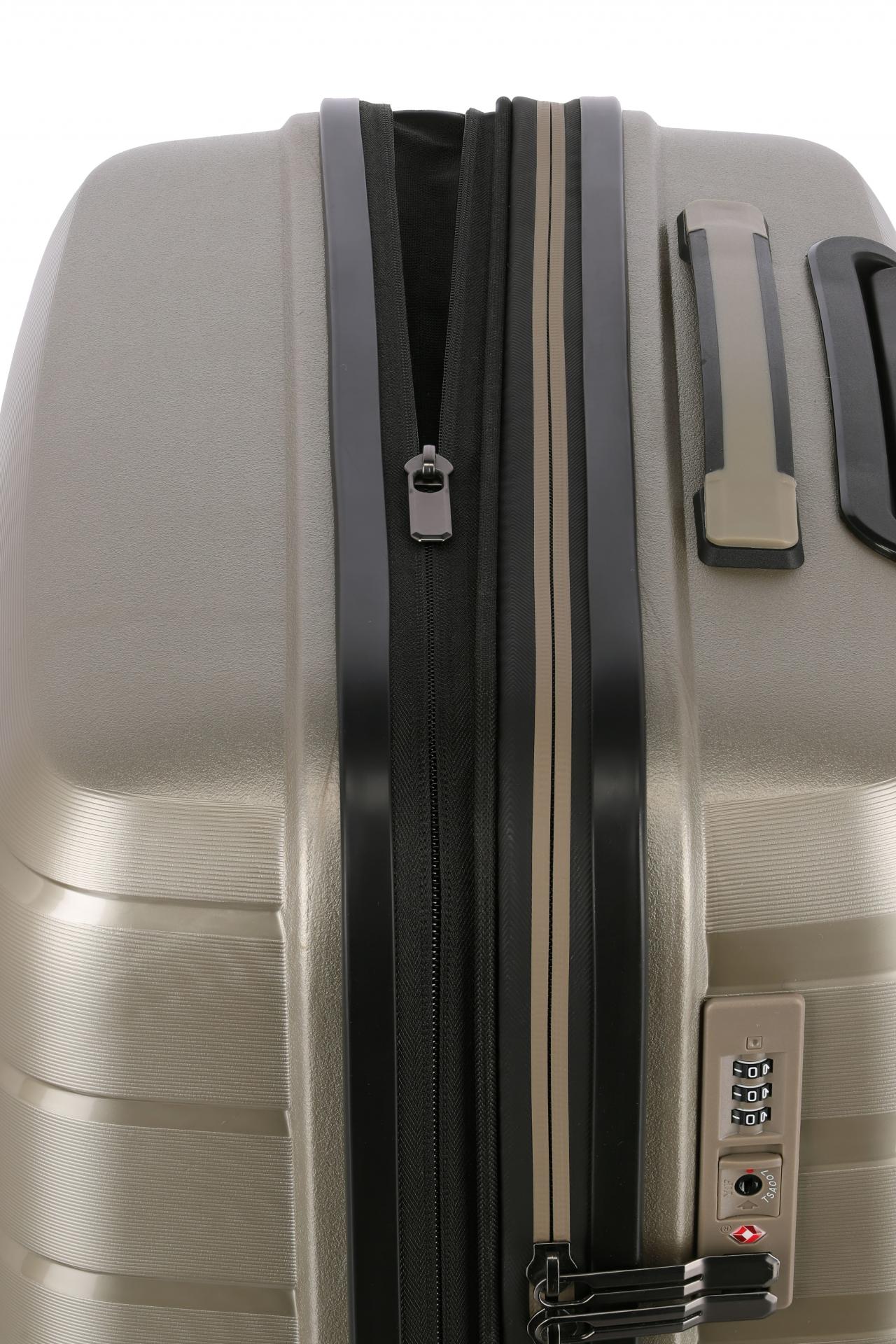 Travelite AIR BASE Trolley M 67cm Champagner