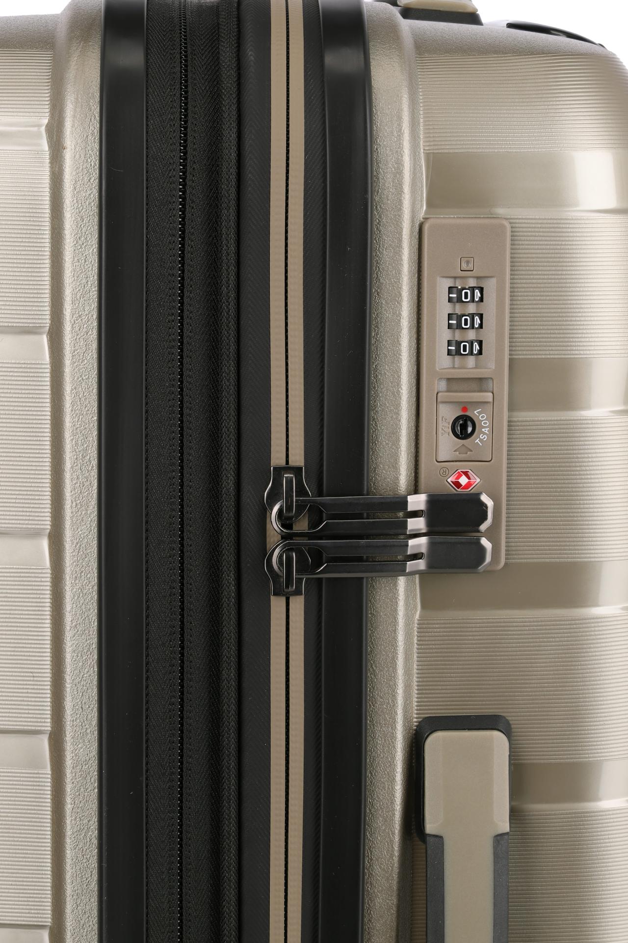 Travelite AIR BASE Trolley M 67cm Champagner